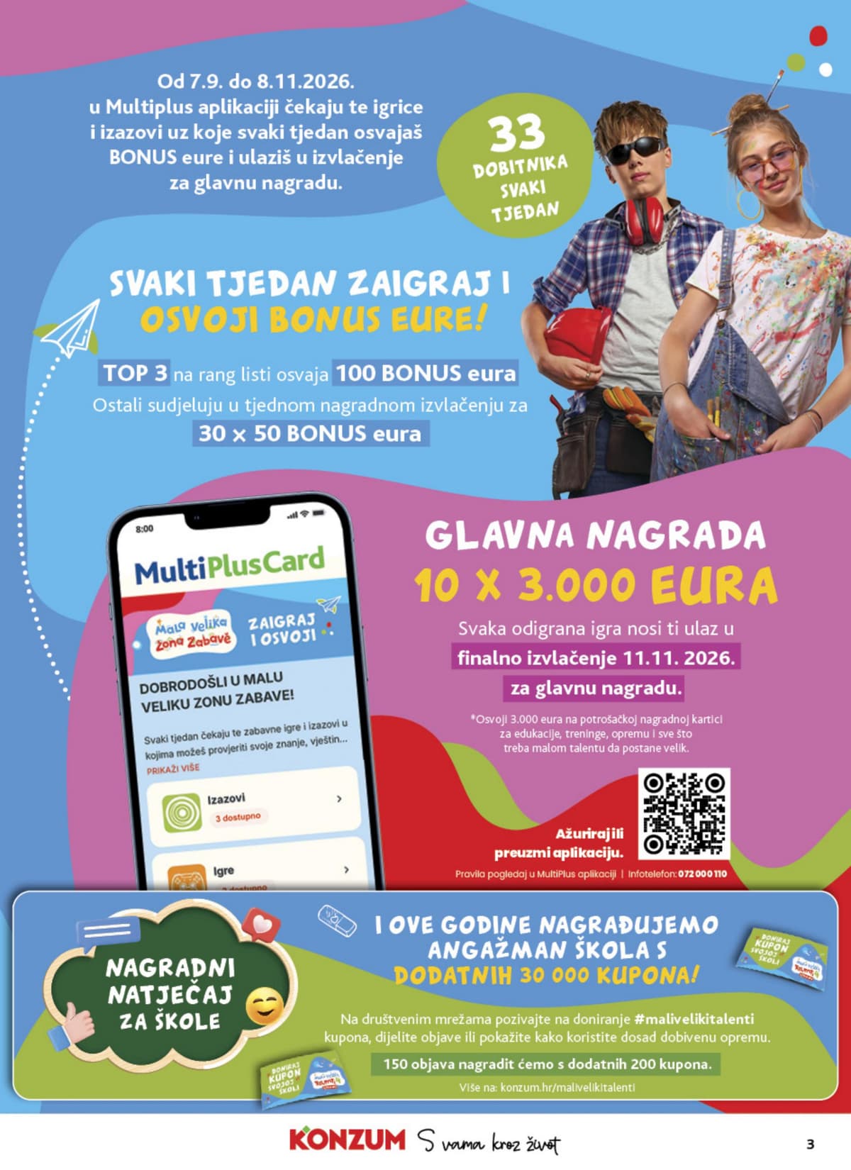 Stranica 3. Konzum kataloga - Tjedna Akcija od 17.09.2026.
