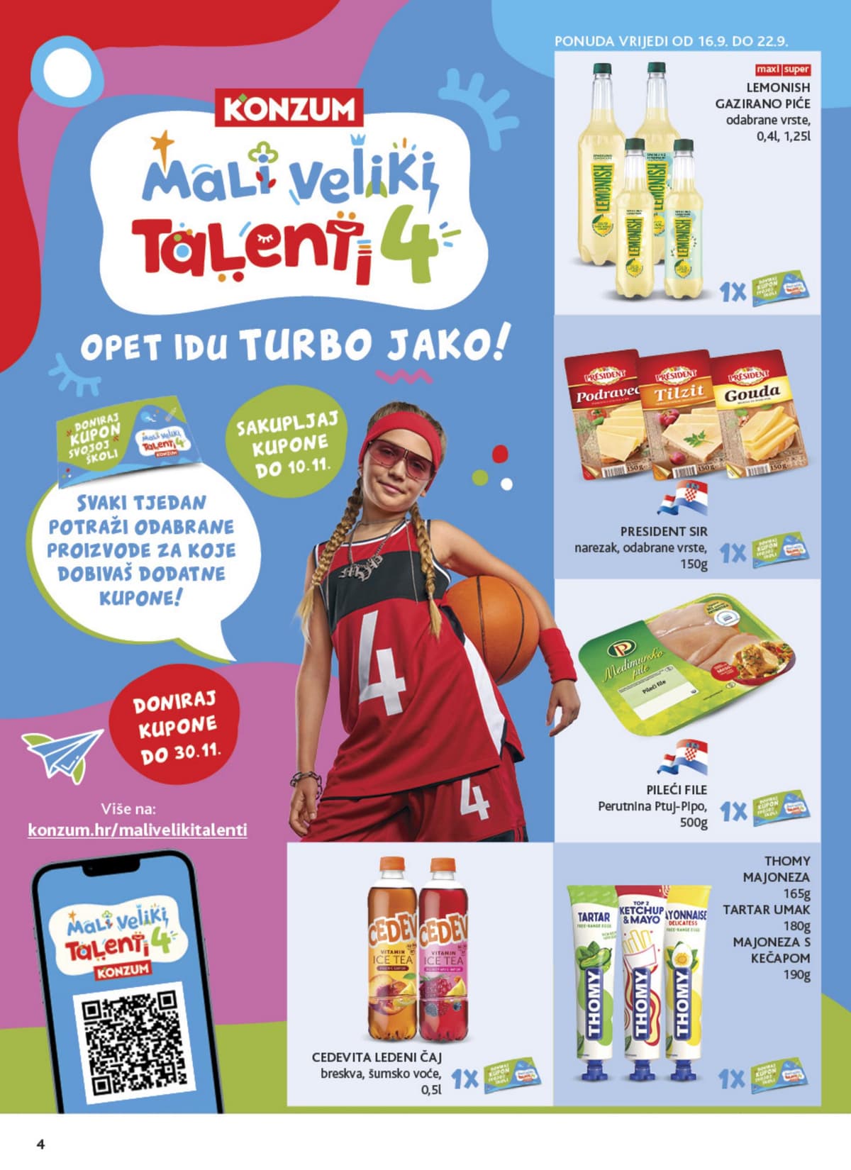 Stranica 4. Konzum kataloga - Tjedna Akcija od 17.09.2026.