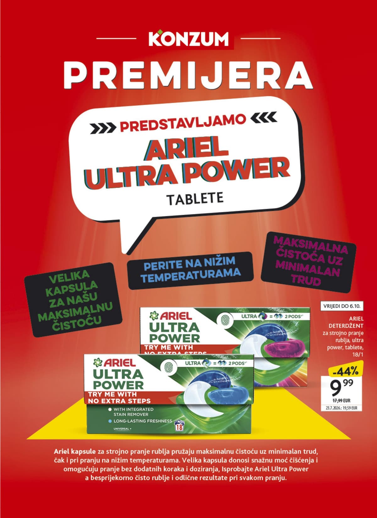 Stranica 14. Konzum kataloga - Tjedna Akcija od 17.09.2026.