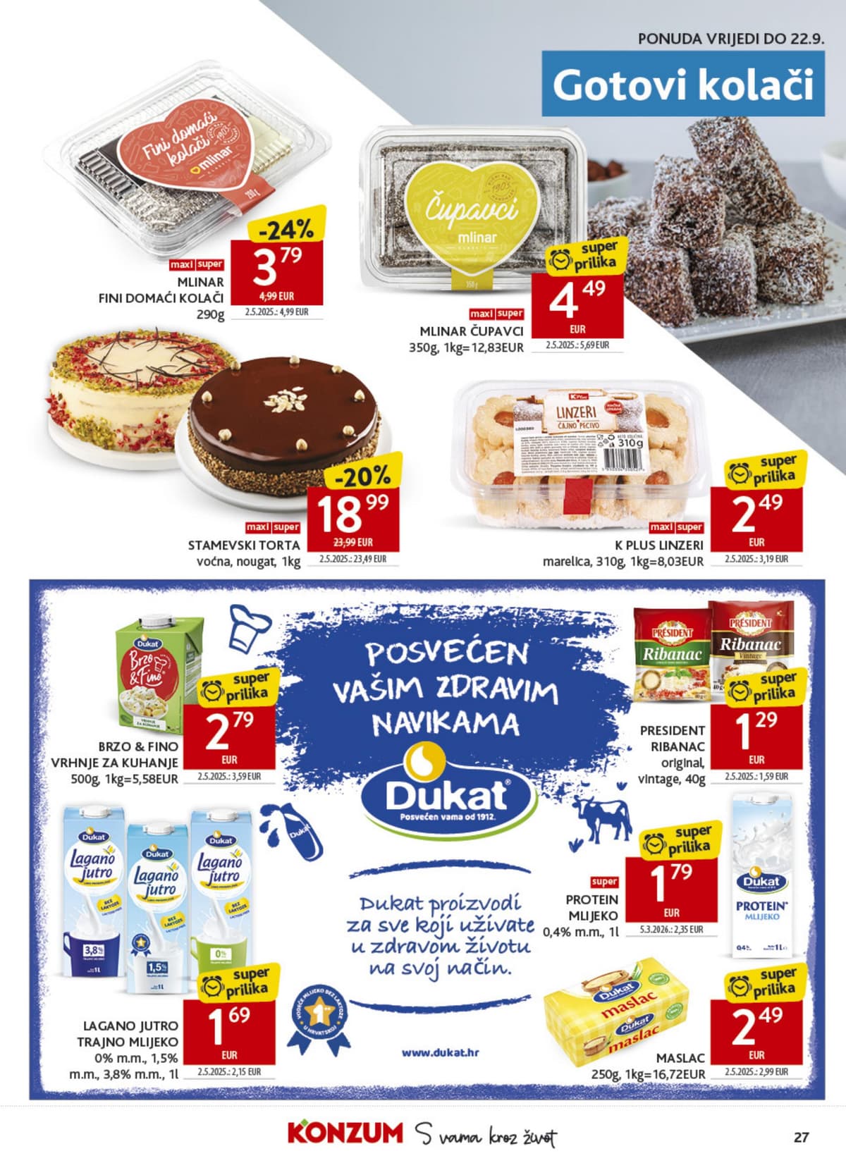 Stranica 25. Konzum kataloga - Tjedna Akcija od 17.09.2026.