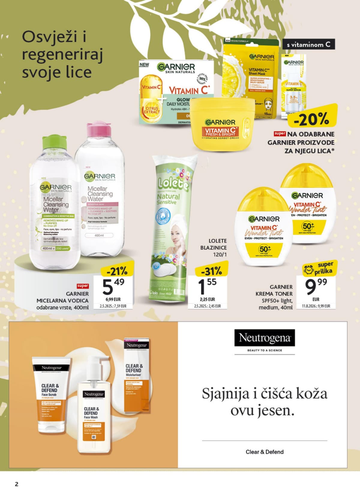 Stranica 2. Konzum kataloga - Ljepota i njega
