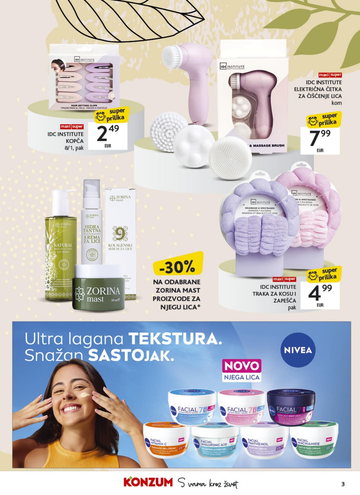 Stranica 3. Konzum kataloga - Ljepota i njega od 20.09.2026.