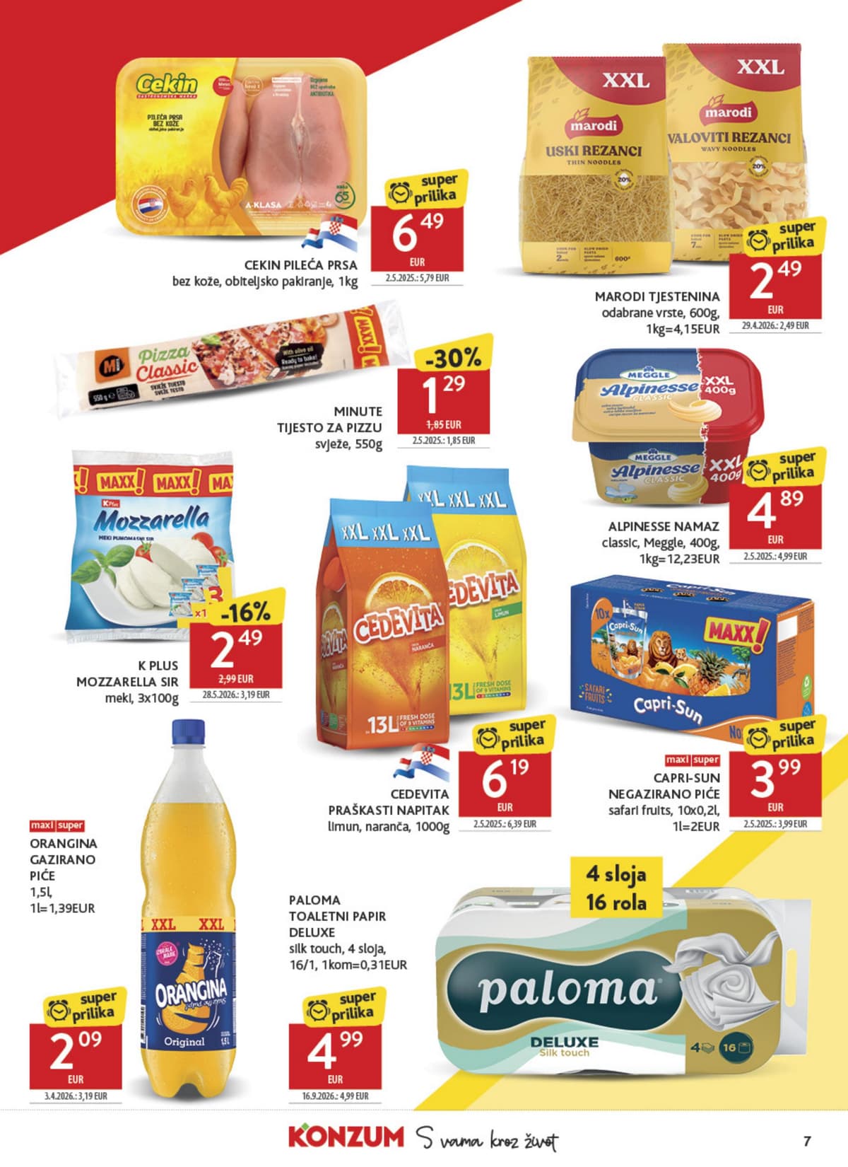 Stranica 7. Konzum kataloga - Tjedna Akcija od 16.10.2026.