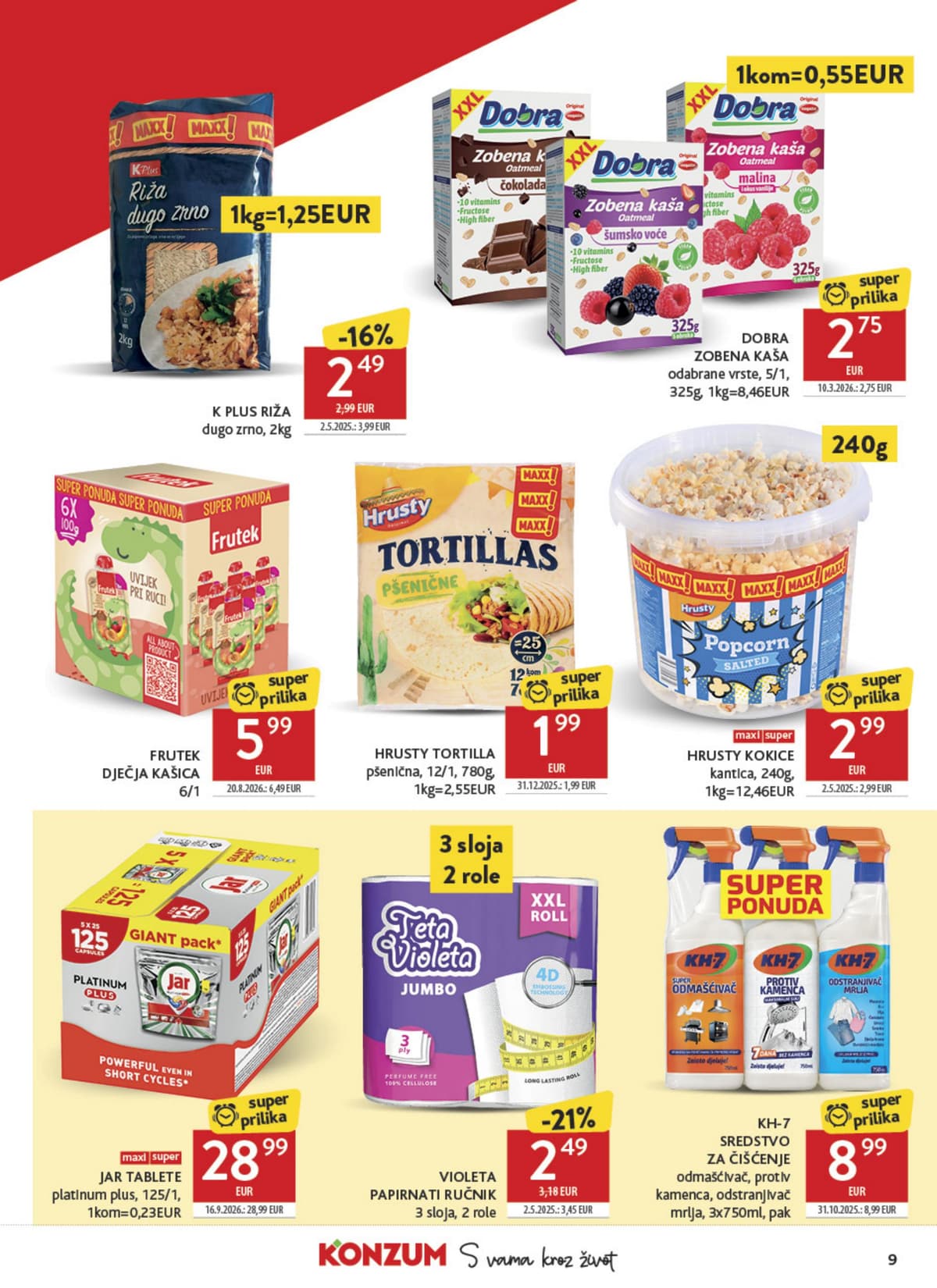 Stranica 9. Konzum kataloga - Tjedna Akcija od 16.10.2026.