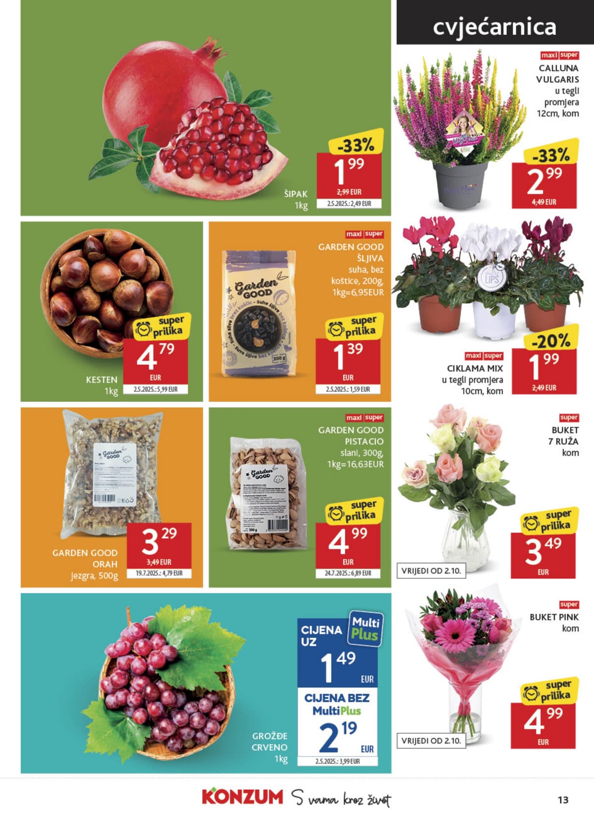 Stranica 13. Konzum kataloga - Tjedna Akcija od 16.10.2026.