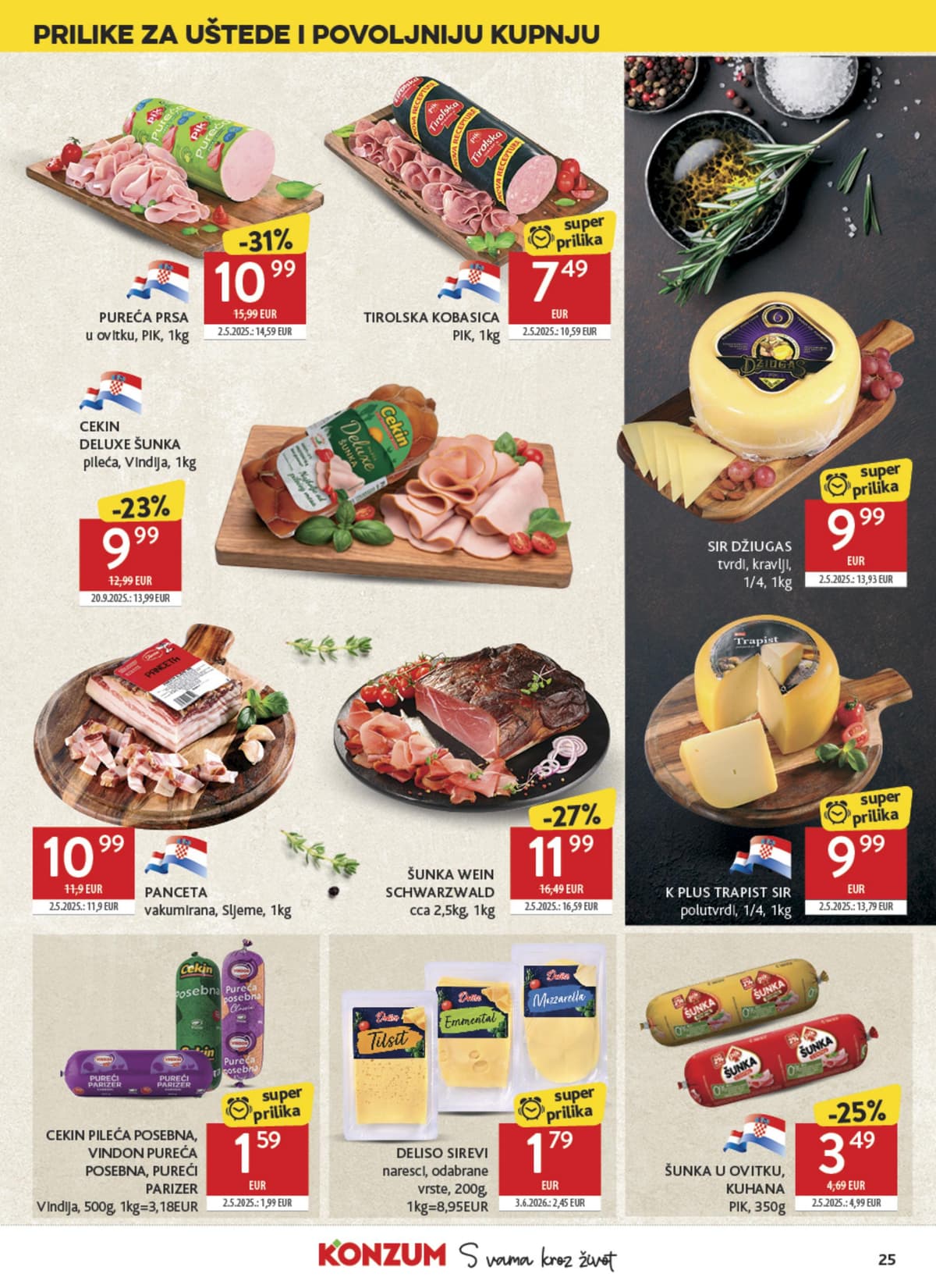 Stranica 25. Konzum kataloga - Tjedna Akcija od 16.10.2026.