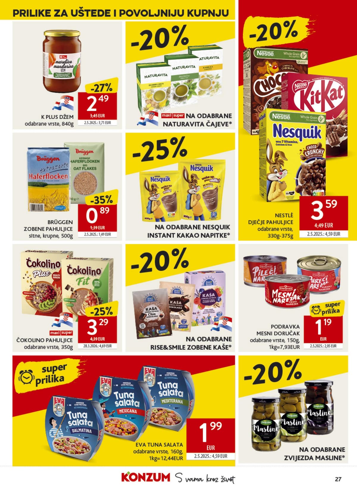 Stranica 27. Konzum kataloga - Tjedna Akcija od 16.10.2026.