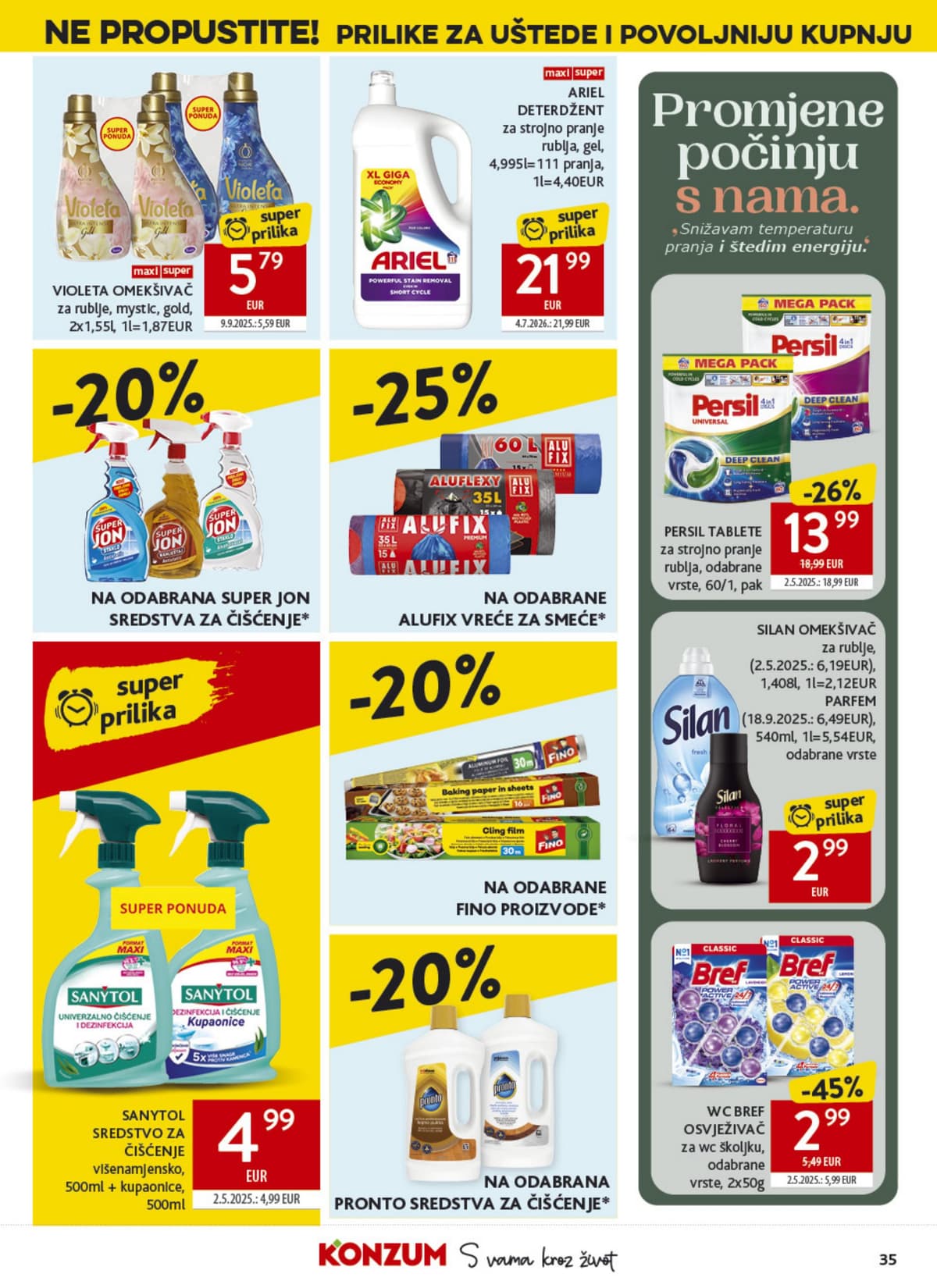 Stranica 35. Konzum kataloga - Tjedna Akcija od 16.10.2026.
