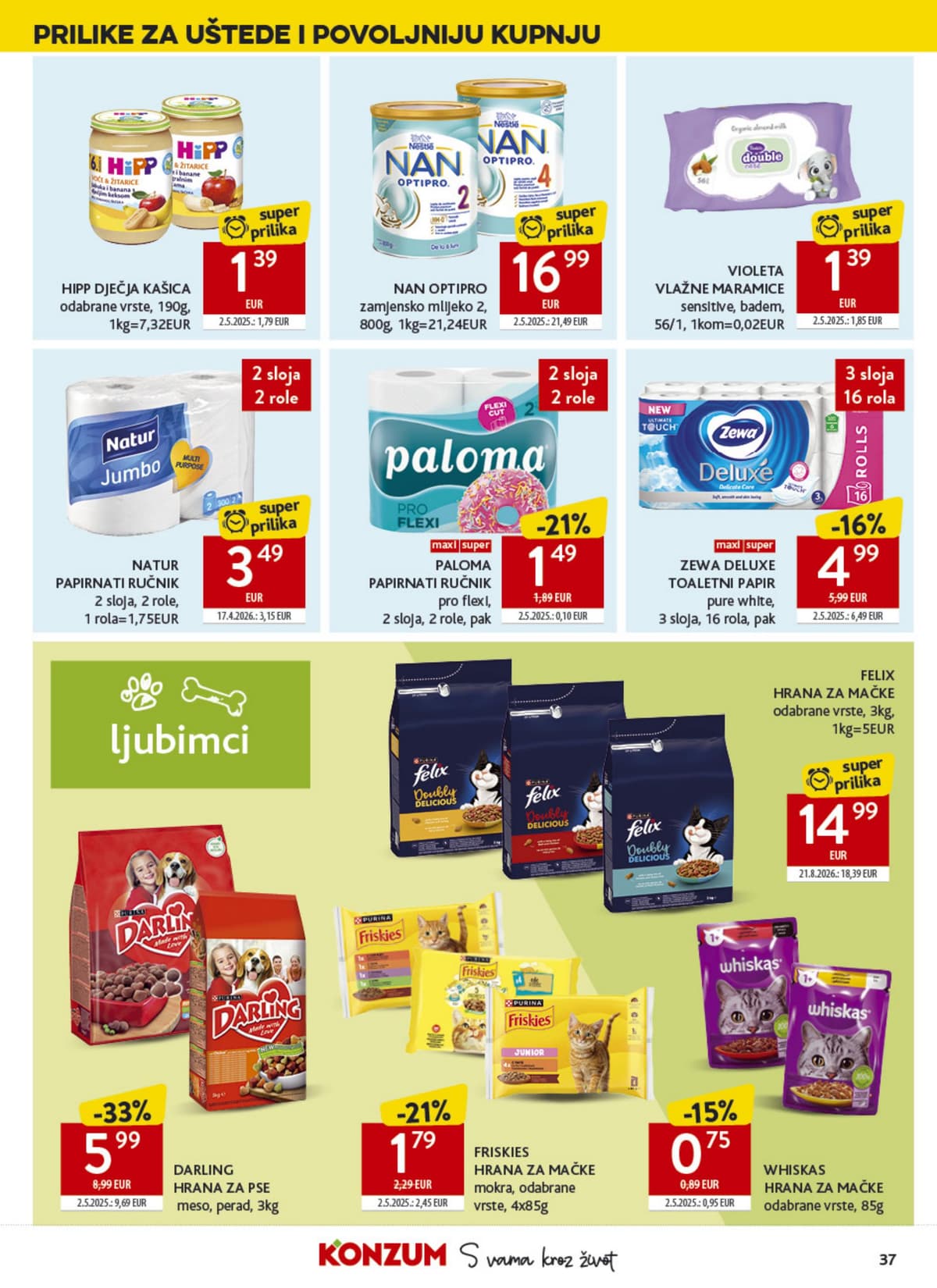 Stranica 37. Konzum kataloga - Tjedna Akcija od 16.10.2026.