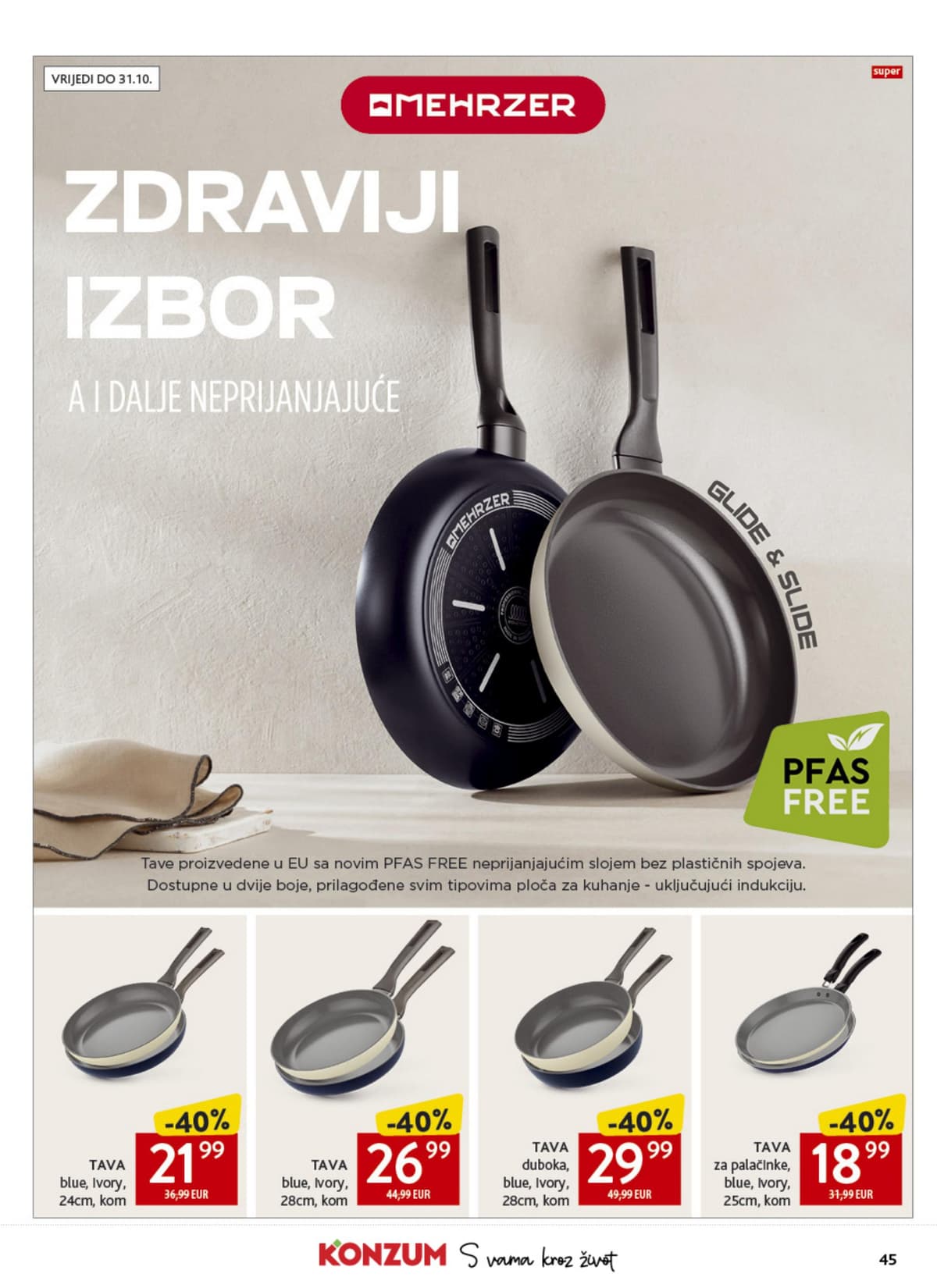 Stranica 45. Konzum kataloga - Tjedna Akcija od 16.10.2026.