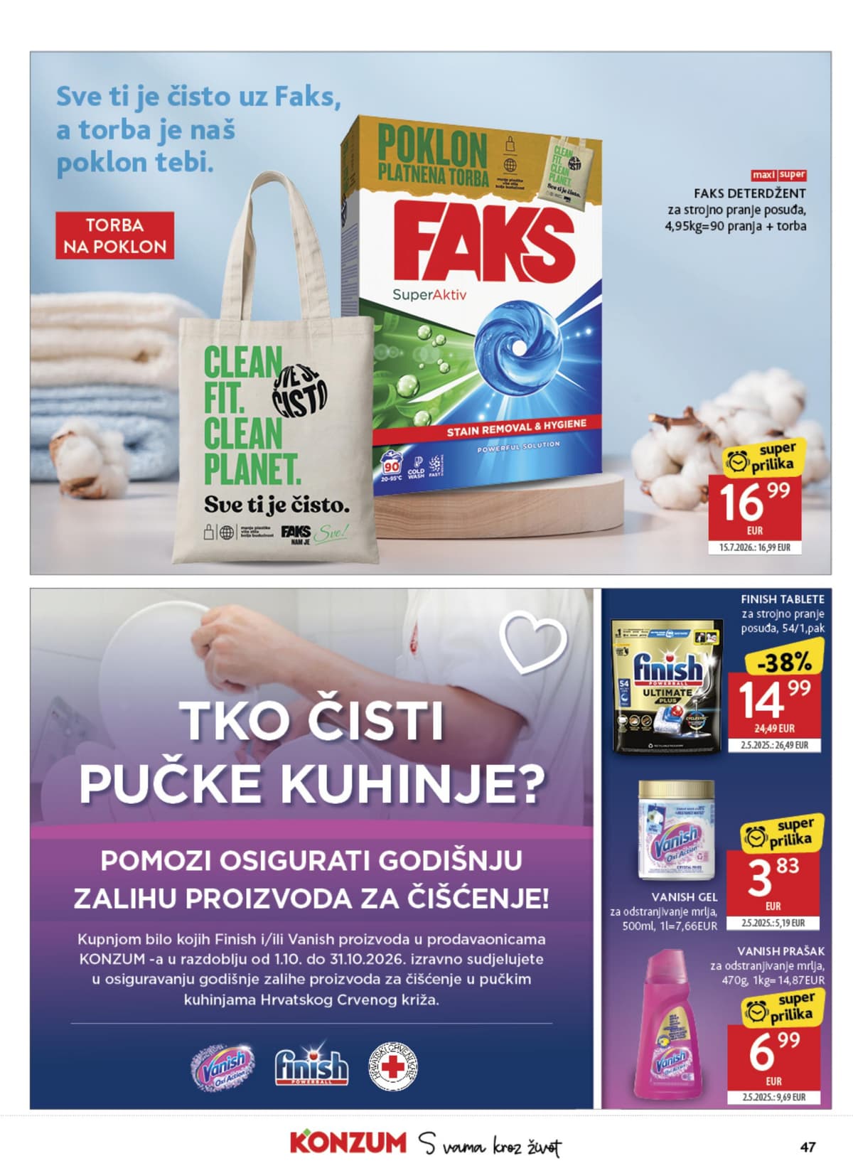 Stranica 47. Konzum kataloga - Tjedna Akcija od 16.10.2026.
