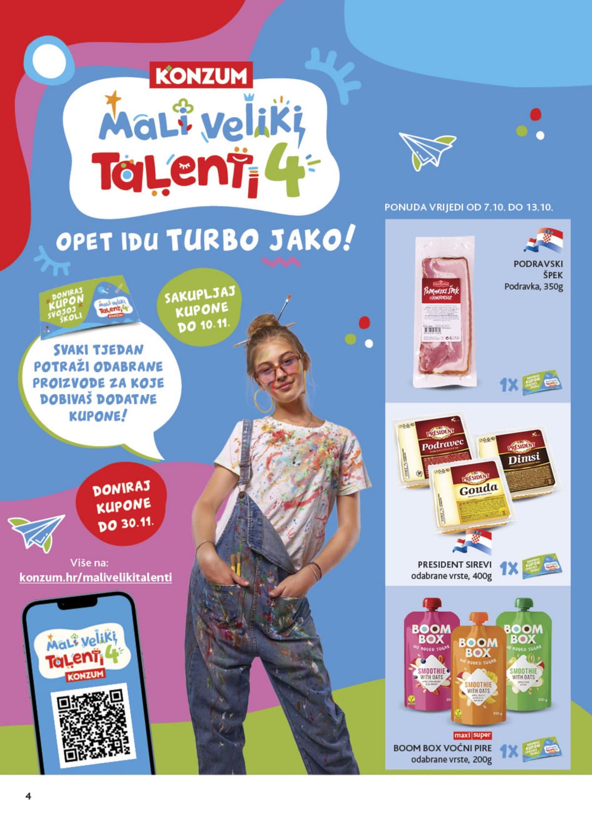 Stranica 4. Konzum kataloga - Tjedna Akcija od 16.10.2026.