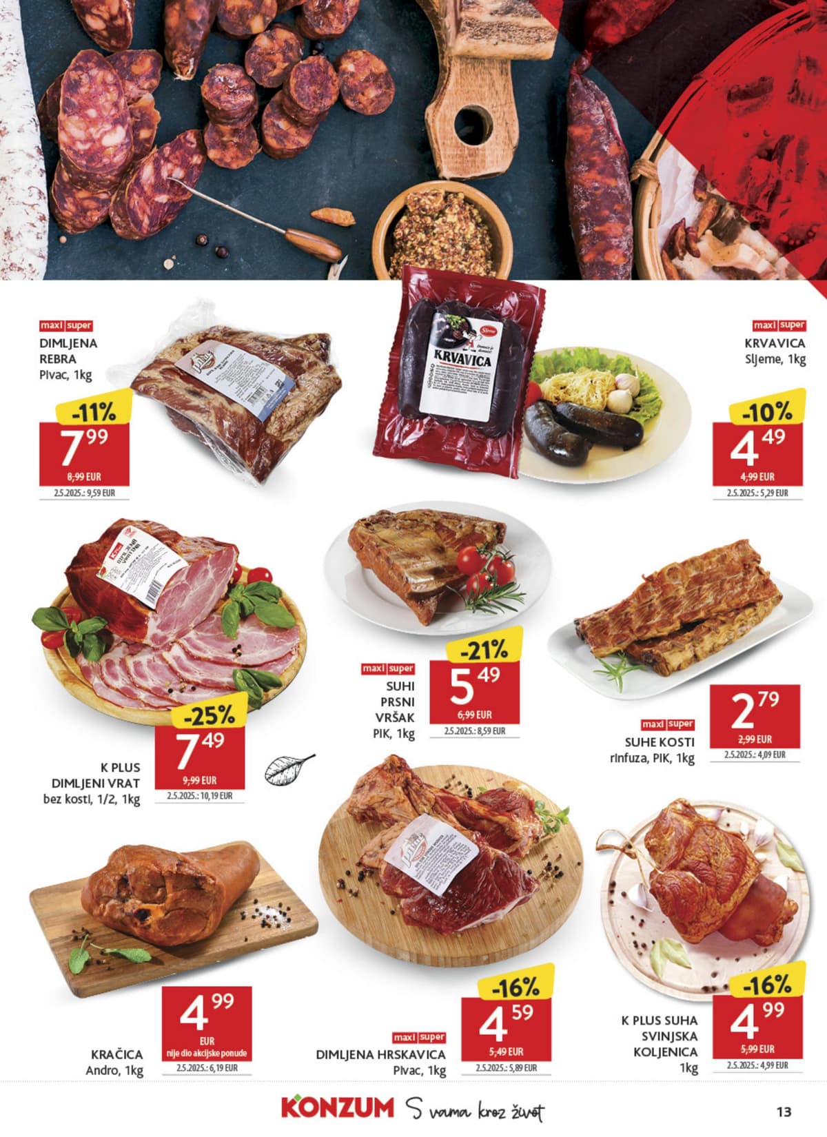 Stranica 13. Konzum kataloga - Tjedna Akcija od 16.10.2026.