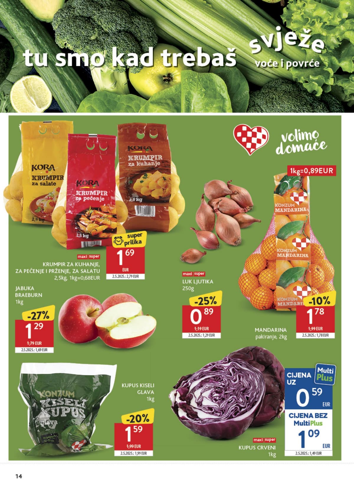 Stranica 14. Konzum kataloga - Tjedna Akcija od 16.10.2026.