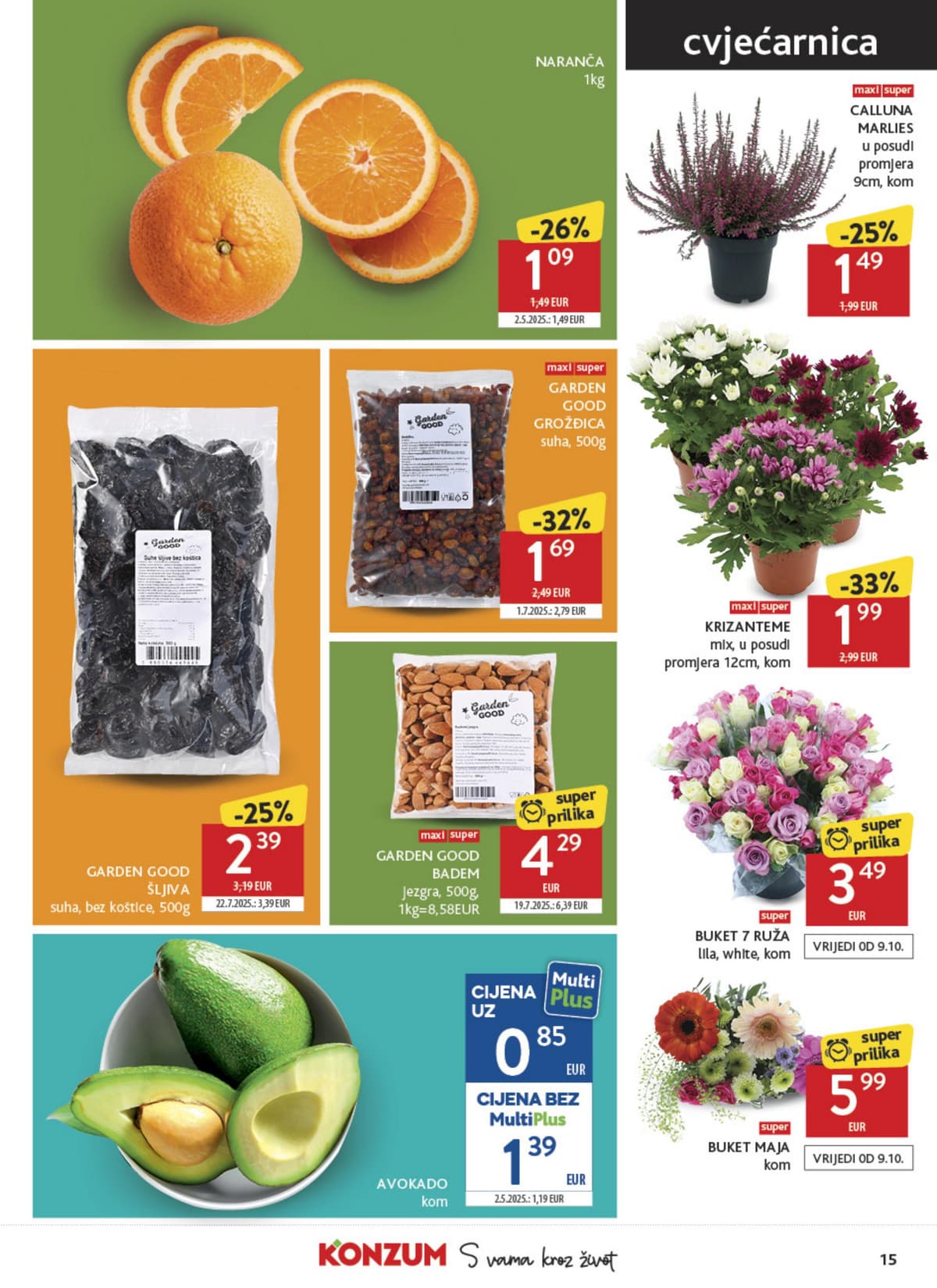 Stranica 15. Konzum kataloga - Tjedna Akcija od 16.10.2026.