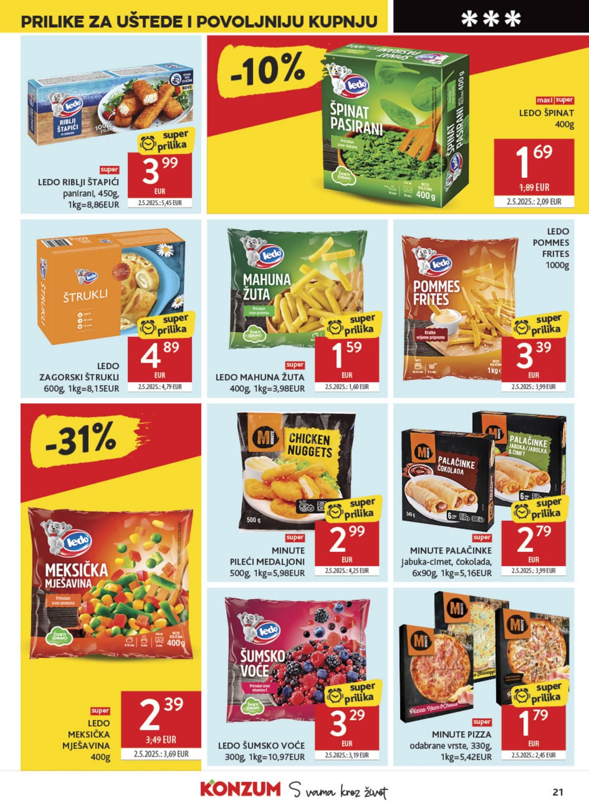 Stranica 21. Konzum kataloga - Tjedna Akcija od 16.10.2026.
