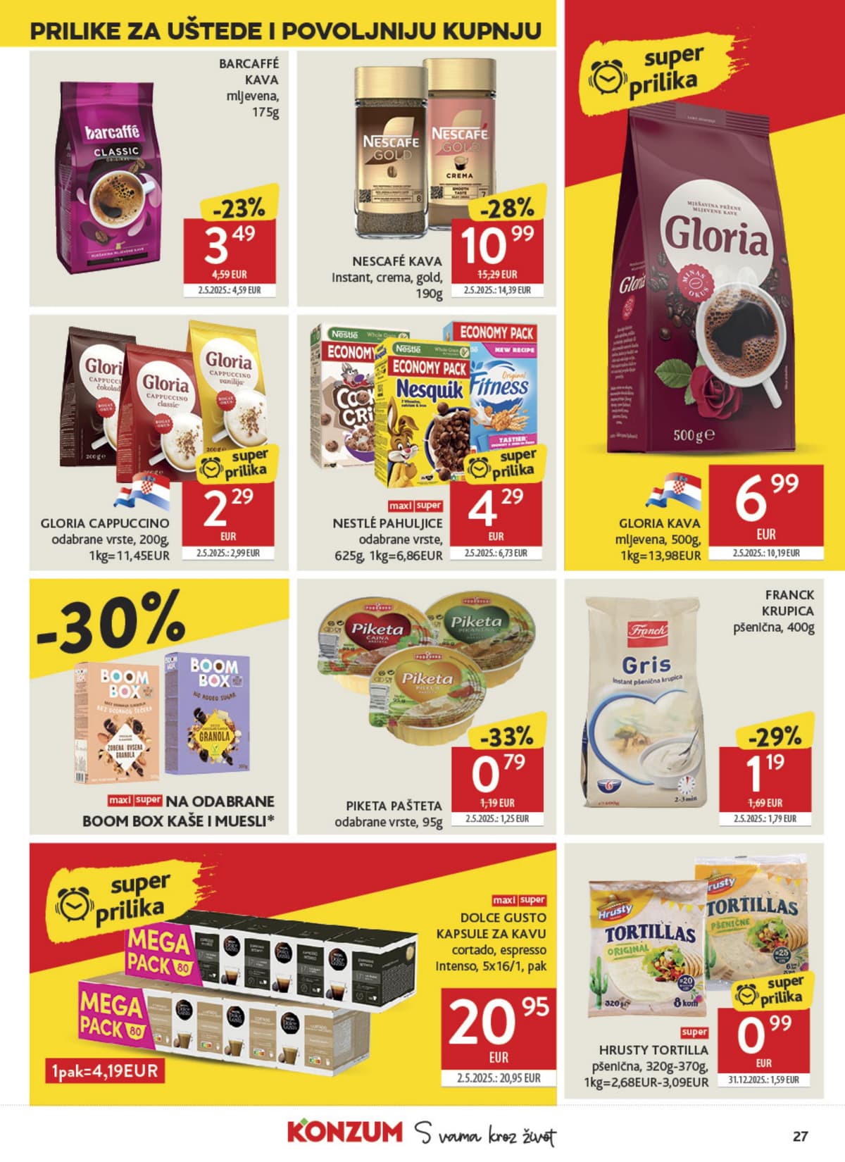 Stranica 27. Konzum kataloga - Tjedna Akcija od 16.10.2026.