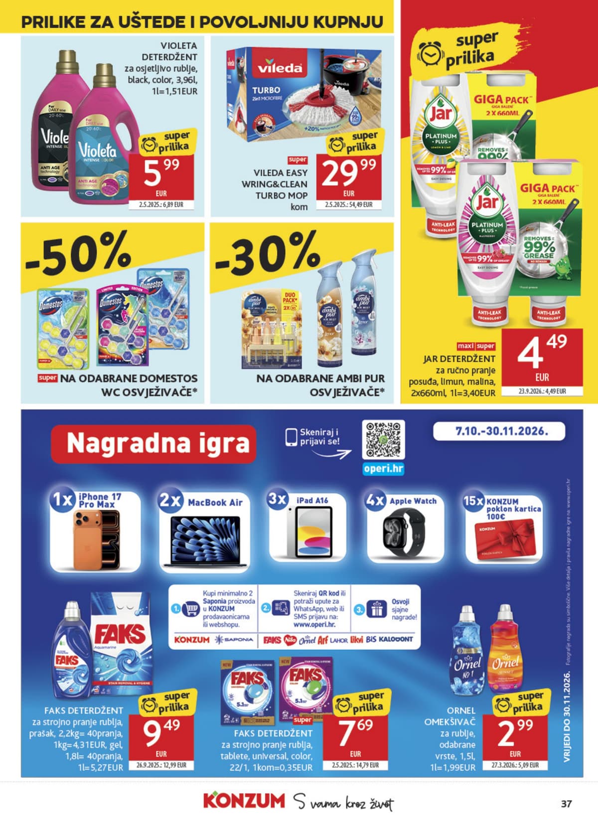 Stranica 37. Konzum kataloga - Tjedna Akcija od 16.10.2026.