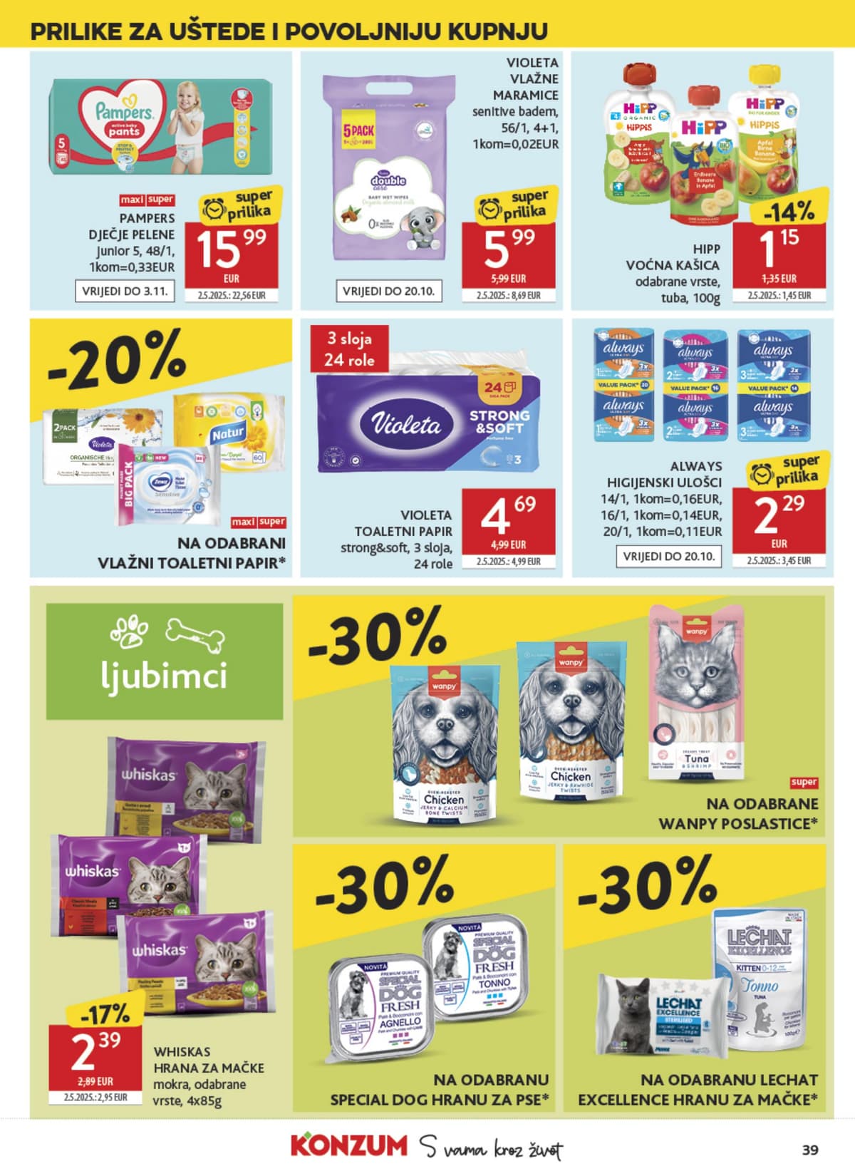 Stranica 39. Konzum kataloga - Tjedna Akcija od 16.10.2026.