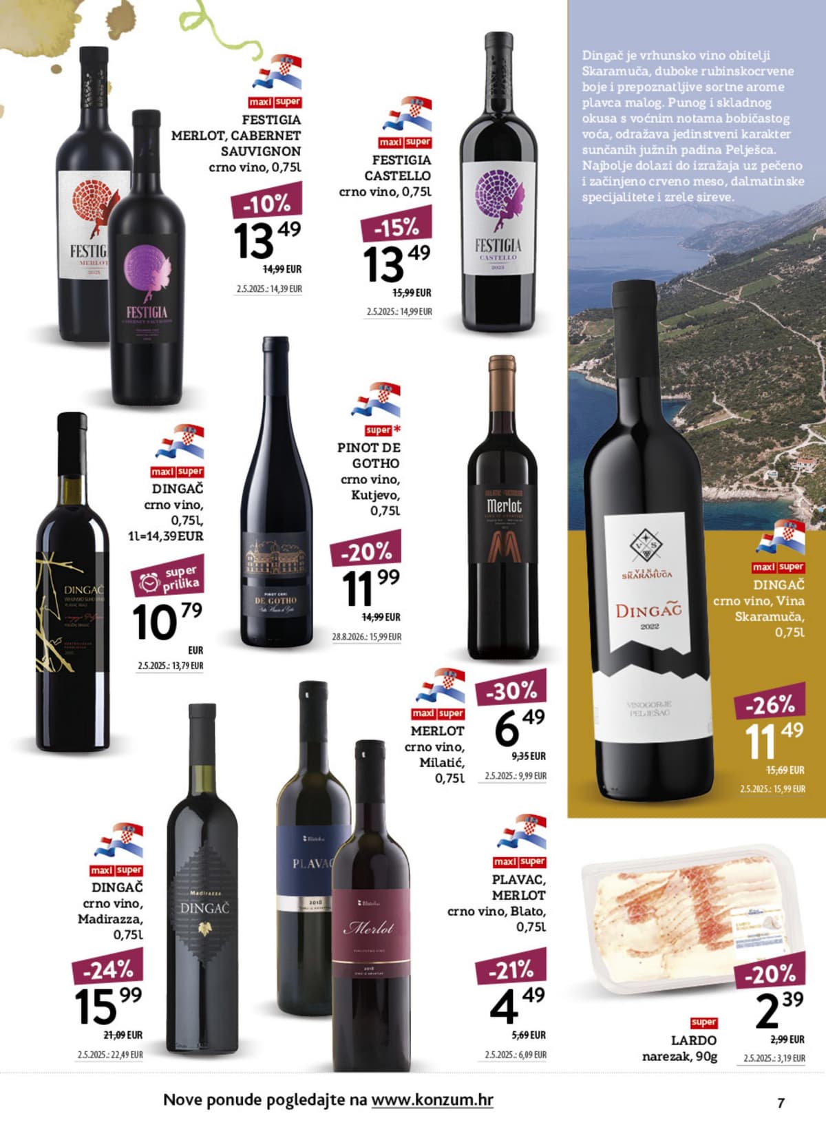 Stranica 7. Konzum kataloga - Vinoteka od 16.10.2026.