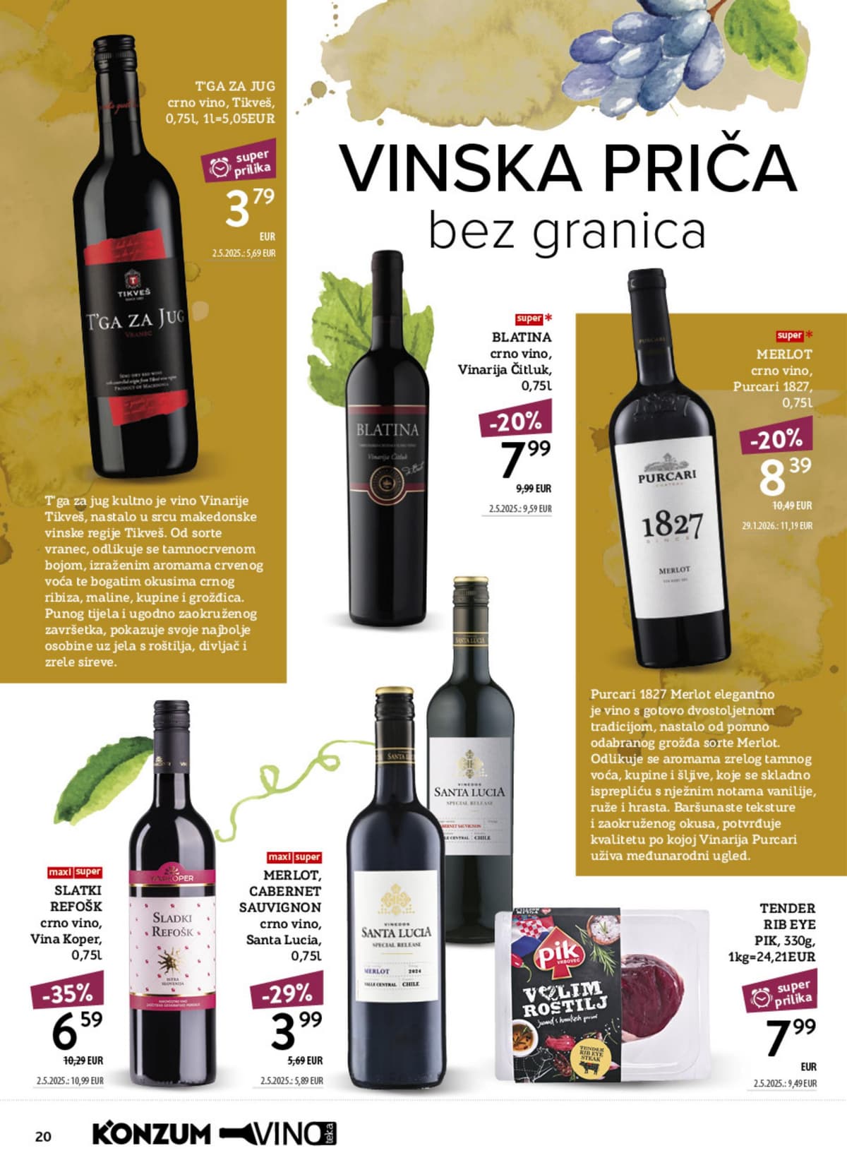 Stranica 20. Konzum kataloga - Vinoteka od 16.10.2026.