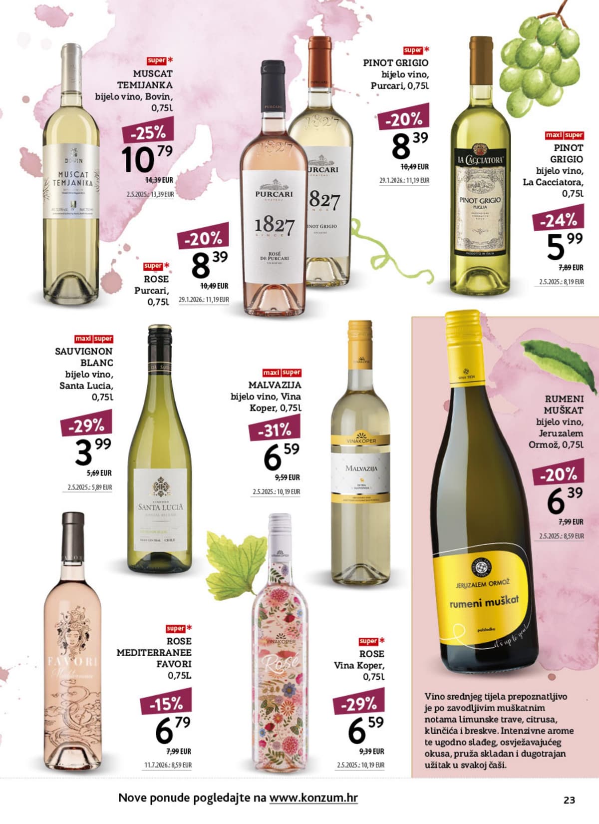 Stranica 23. Konzum kataloga - Vinoteka od 16.10.2026.
