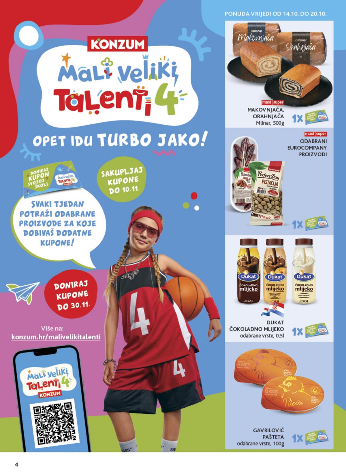 Stranica 4. Konzum kataloga - Tjedna Akcija od 16.10.2026.