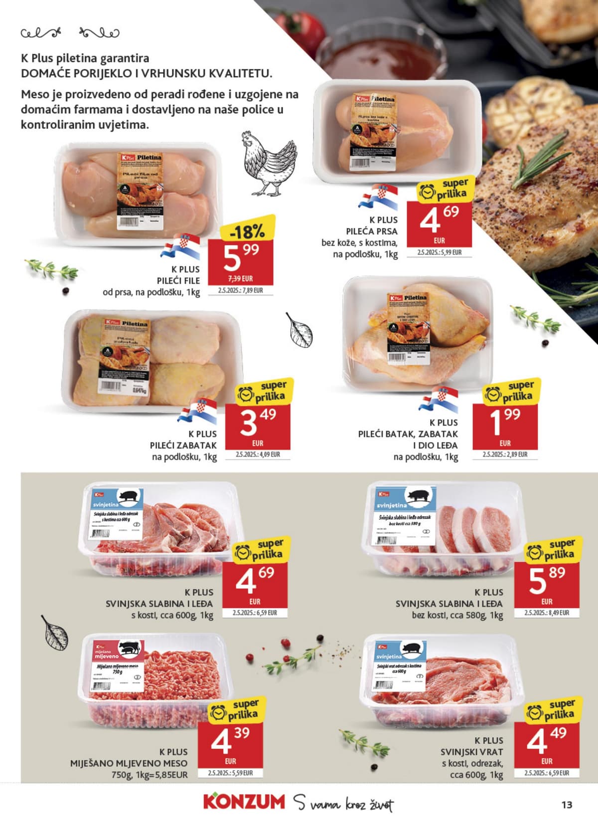 Stranica 13. Konzum kataloga - Tjedna Akcija od 16.10.2026.