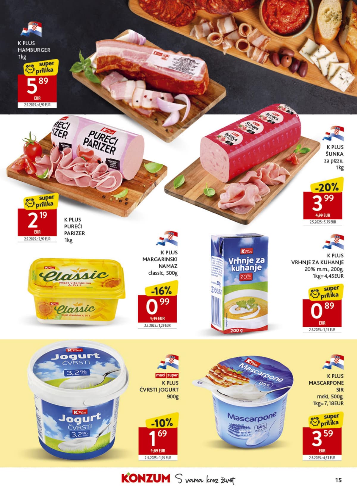 Stranica 15. Konzum kataloga - Tjedna Akcija od 16.10.2026.