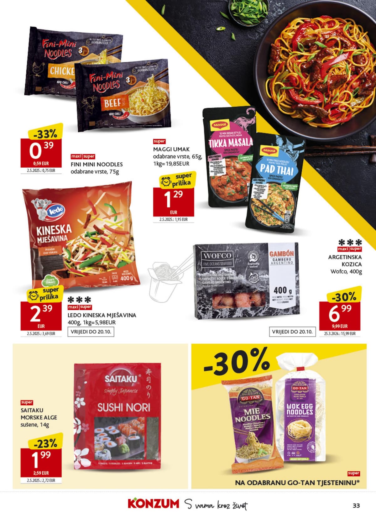 Stranica 33. Konzum kataloga - Tjedna Akcija od 16.10.2026.