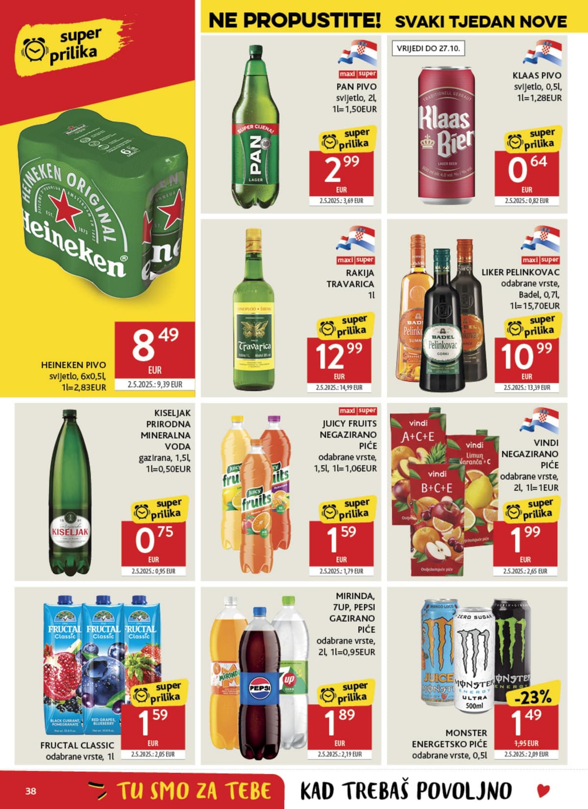 Stranica 38. Konzum kataloga - Tjedna Akcija od 16.10.2026.