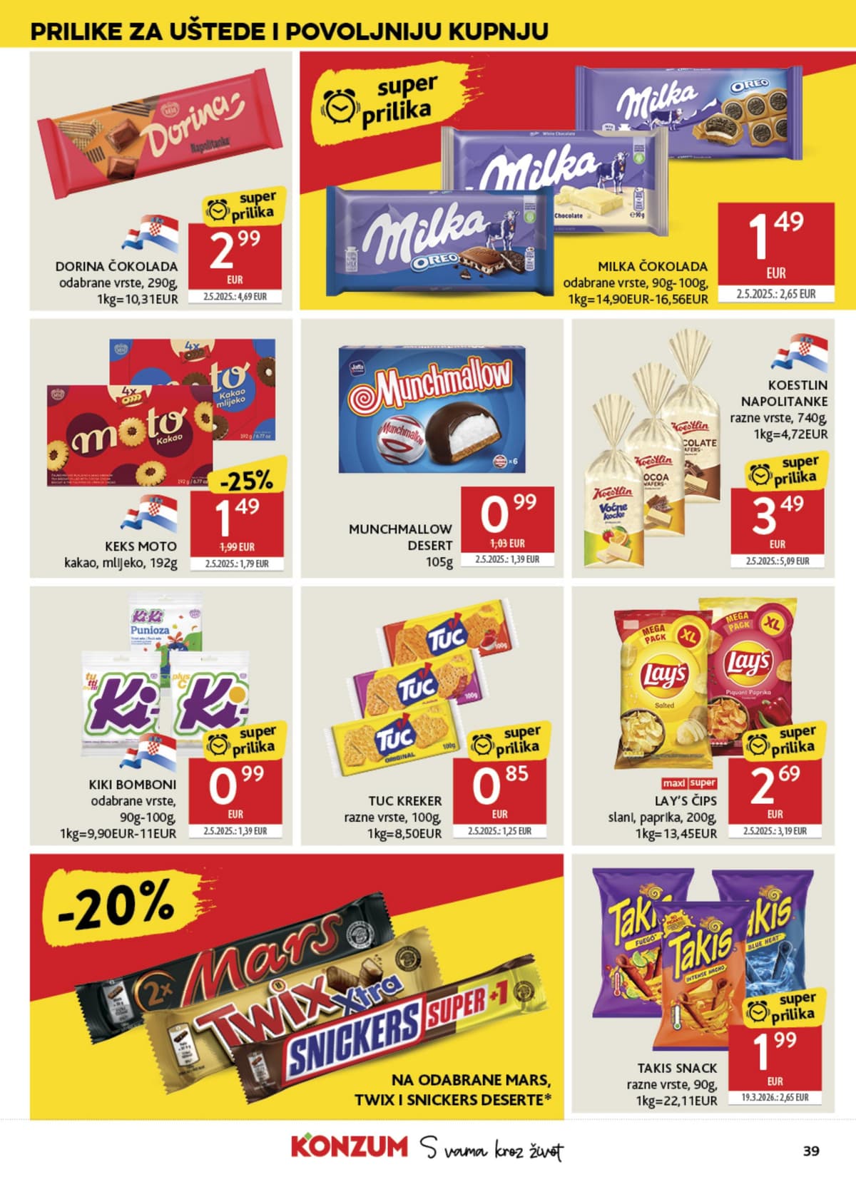 Stranica 39. Konzum kataloga - Tjedna Akcija od 16.10.2026.