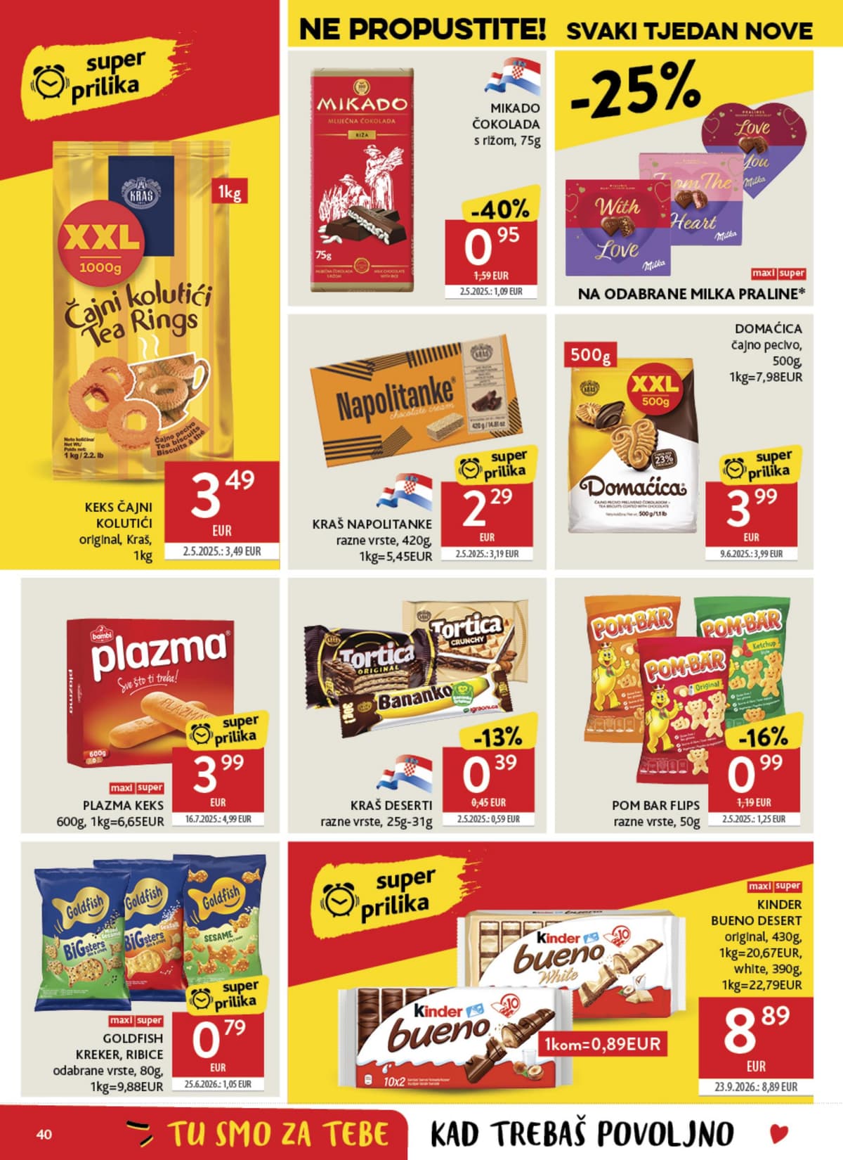 Stranica 40. Konzum kataloga - Tjedna Akcija od 16.10.2026.