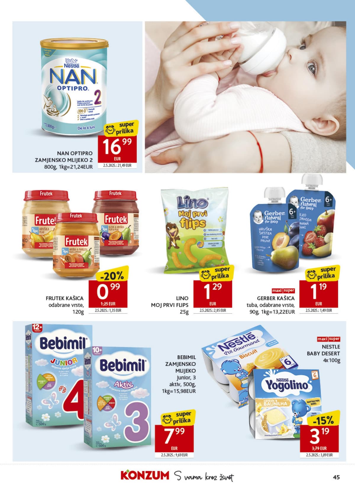 Stranica 45. Konzum kataloga - Tjedna Akcija od 16.10.2026.