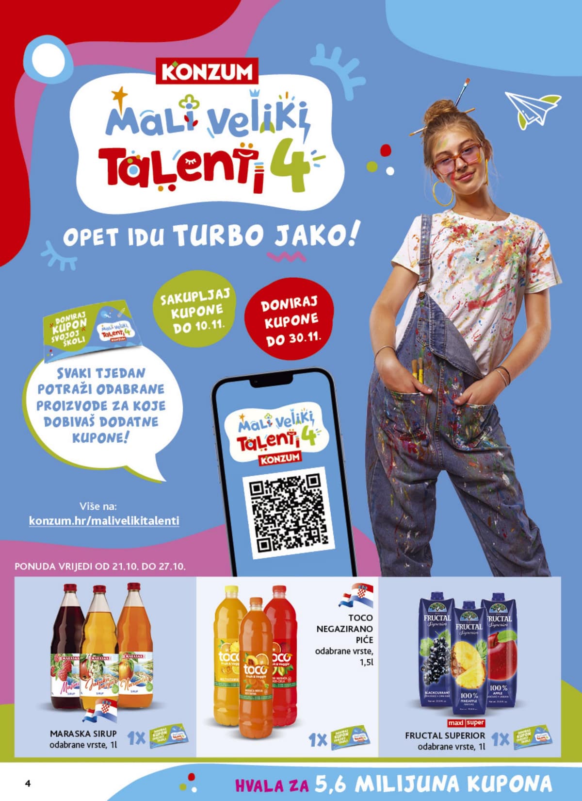 Stranica 4. Konzum kataloga - Tjedna Akcija od 17.10.2026.