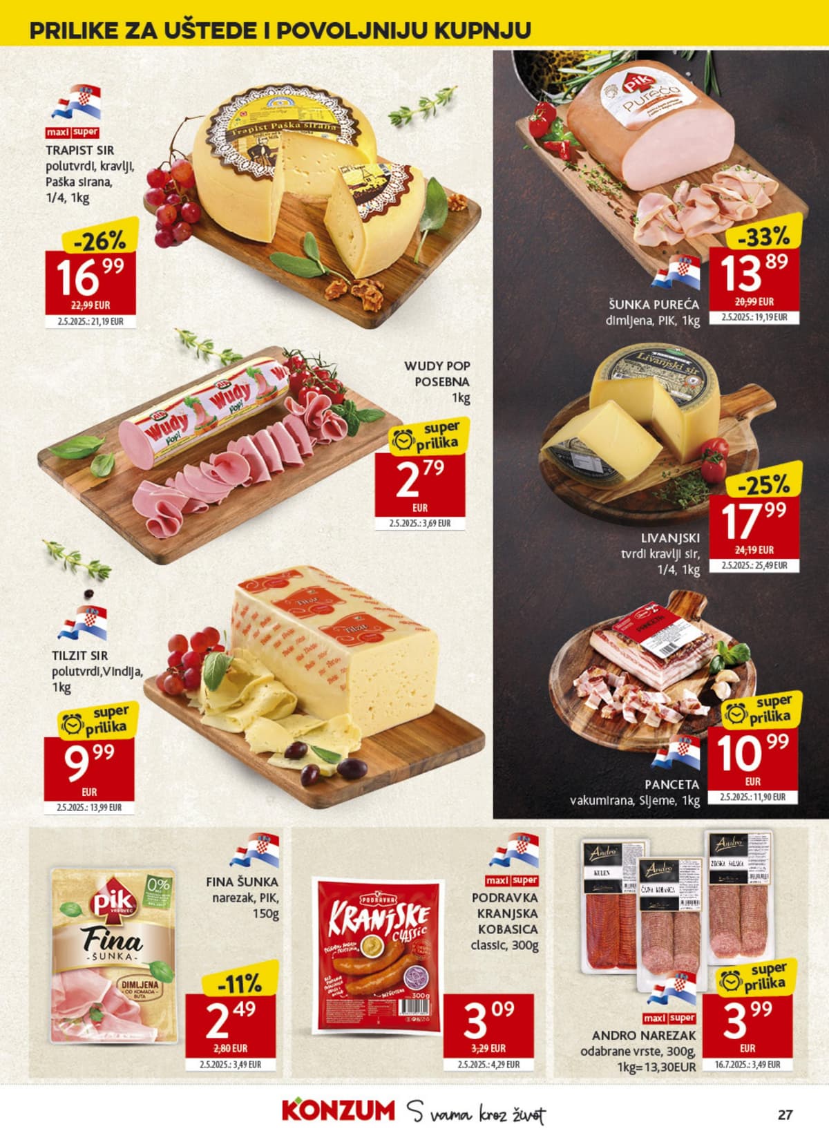 Stranica 27. Konzum kataloga - Tjedna Akcija od 17.10.2026.