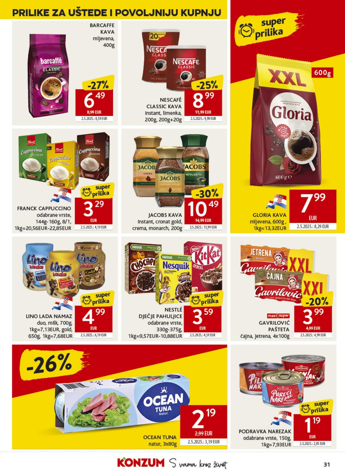 Stranica 31. Konzum kataloga - Tjedna Akcija od 17.10.2026.