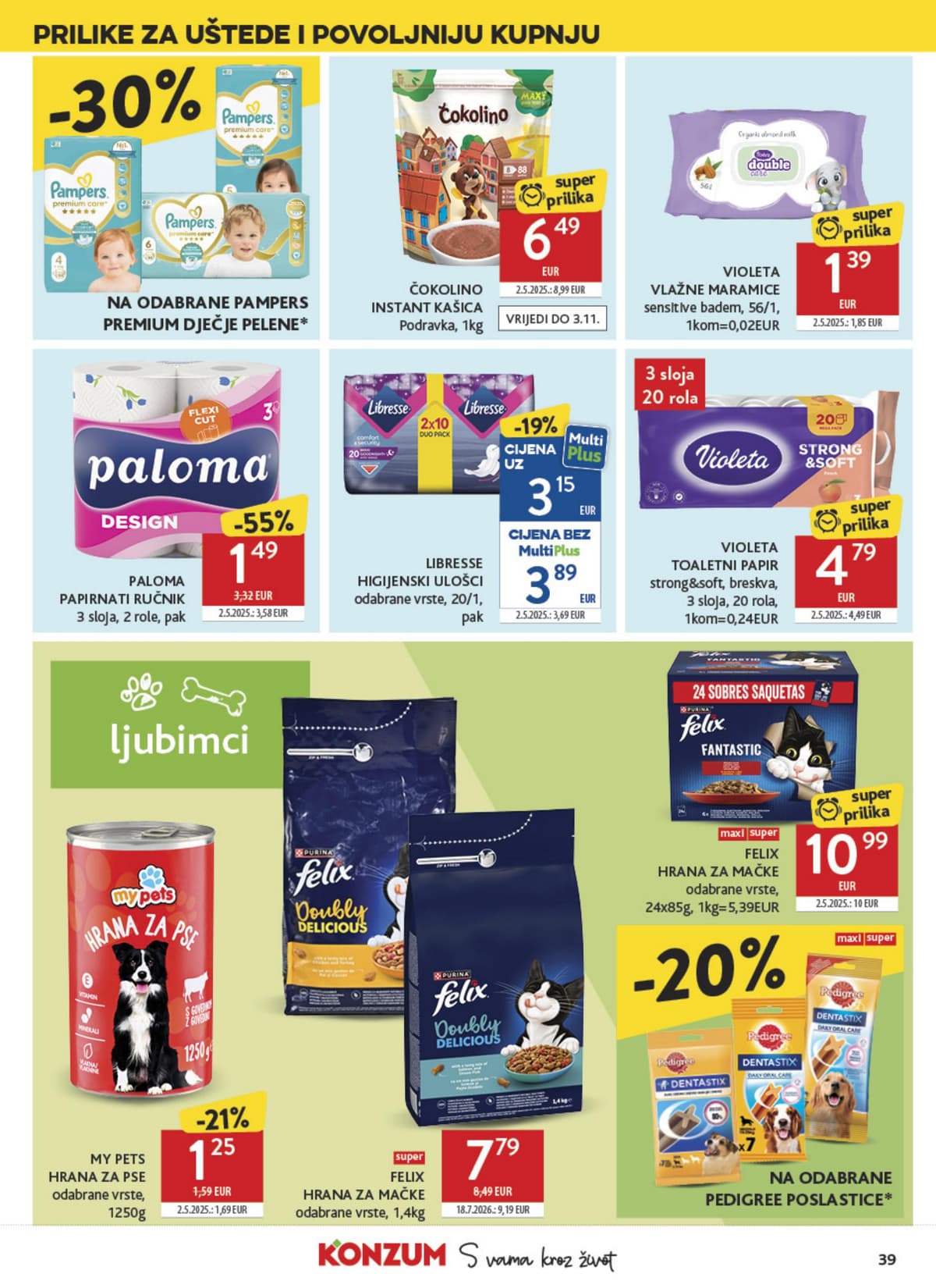 Stranica 39. Konzum kataloga - Tjedna Akcija od 17.10.2026.