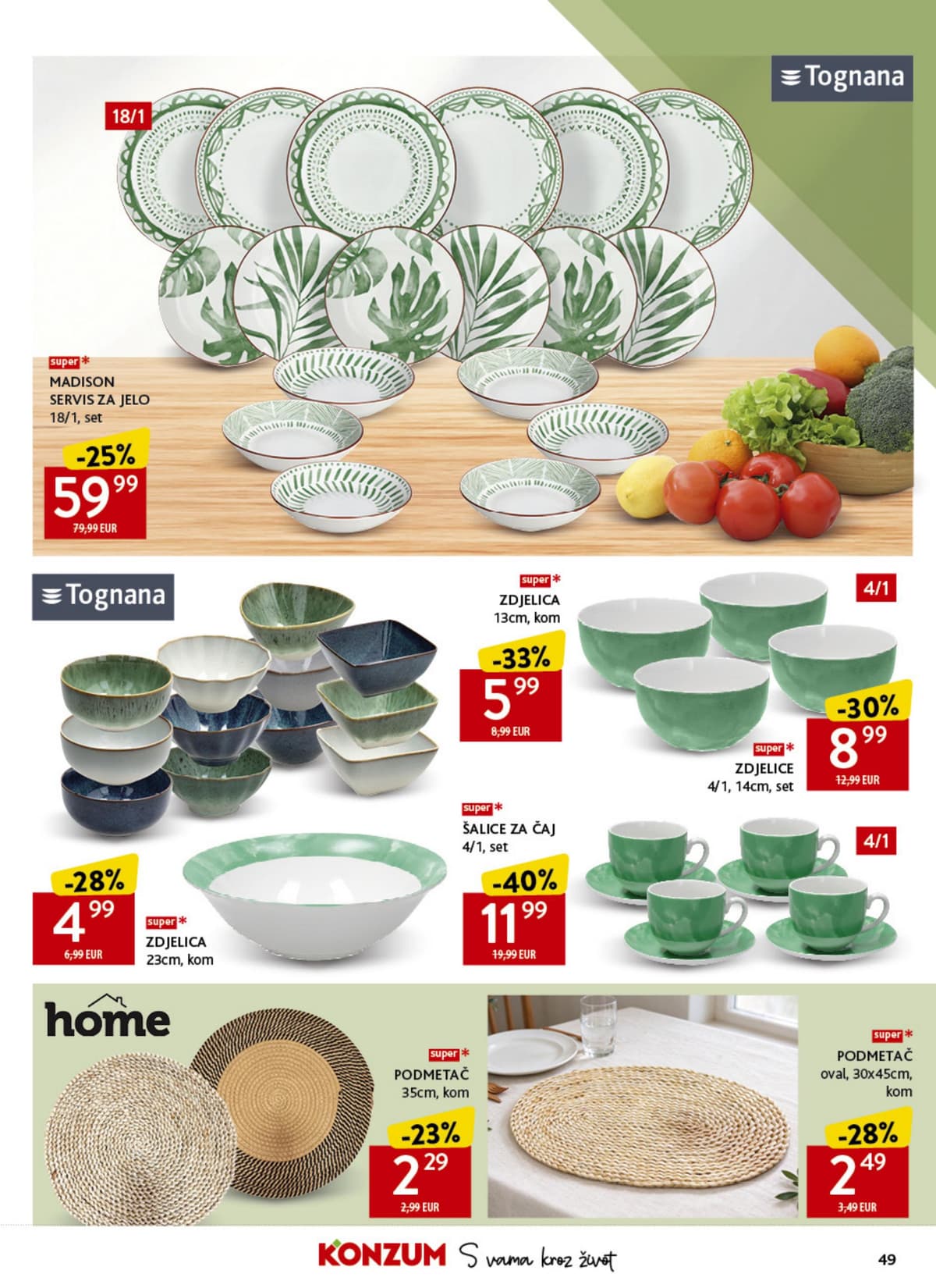 Stranica 49. Konzum kataloga - Tjedna Akcija od 17.10.2026.
