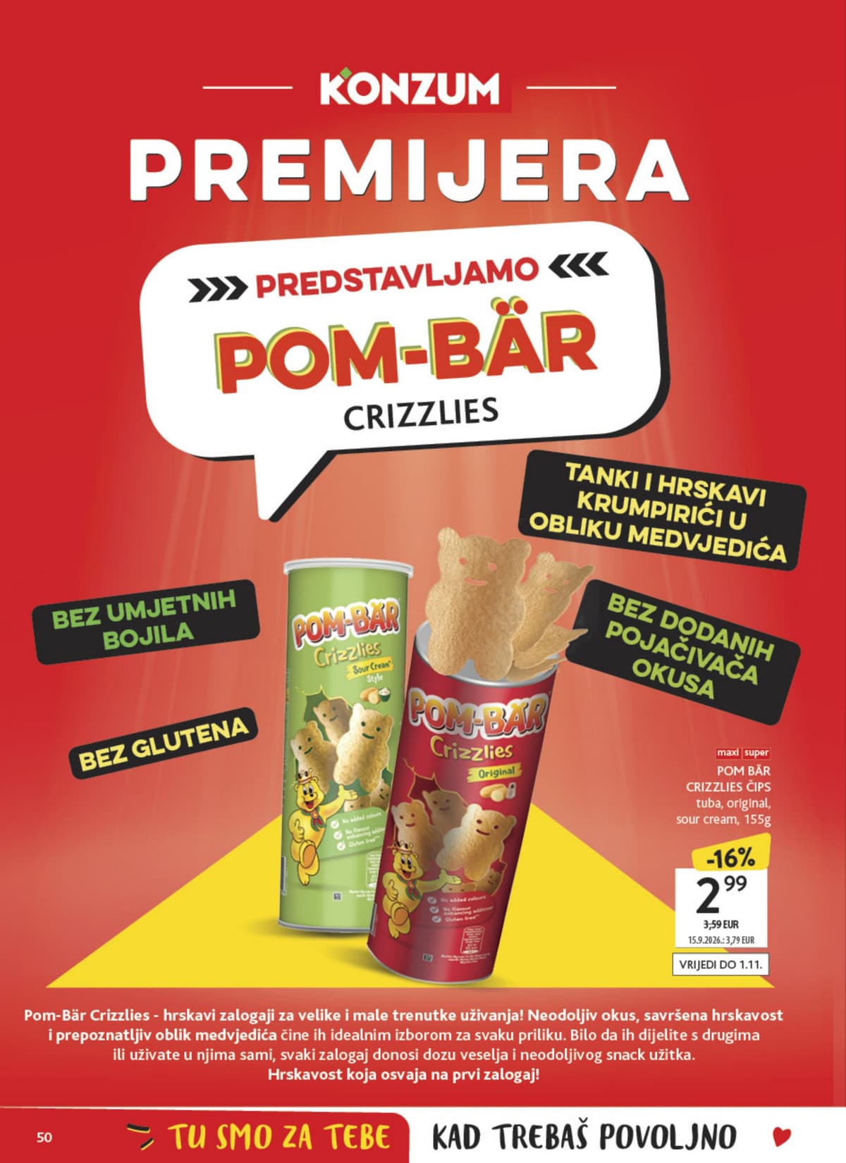 Stranica 50. Konzum kataloga - Tjedna Akcija od 17.10.2026.