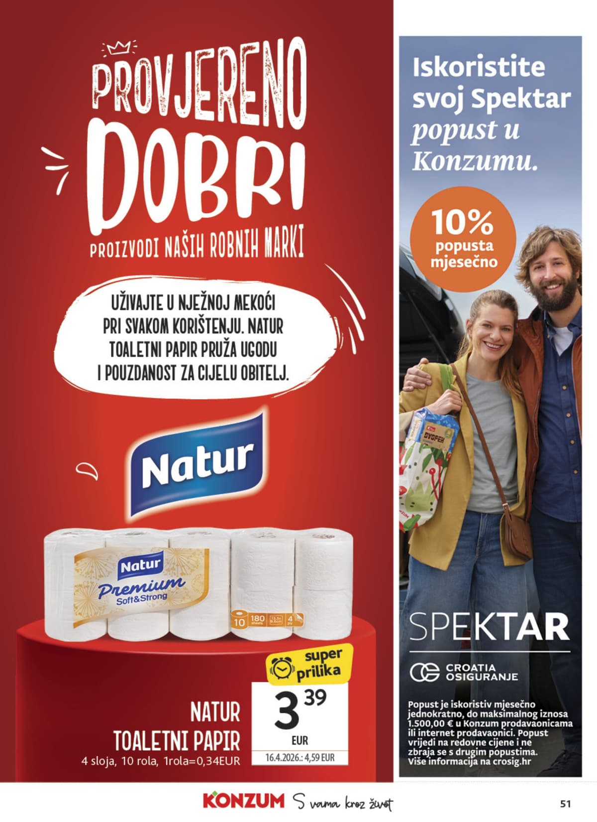 Stranica 51. Konzum kataloga - Tjedna Akcija od 17.10.2026.
