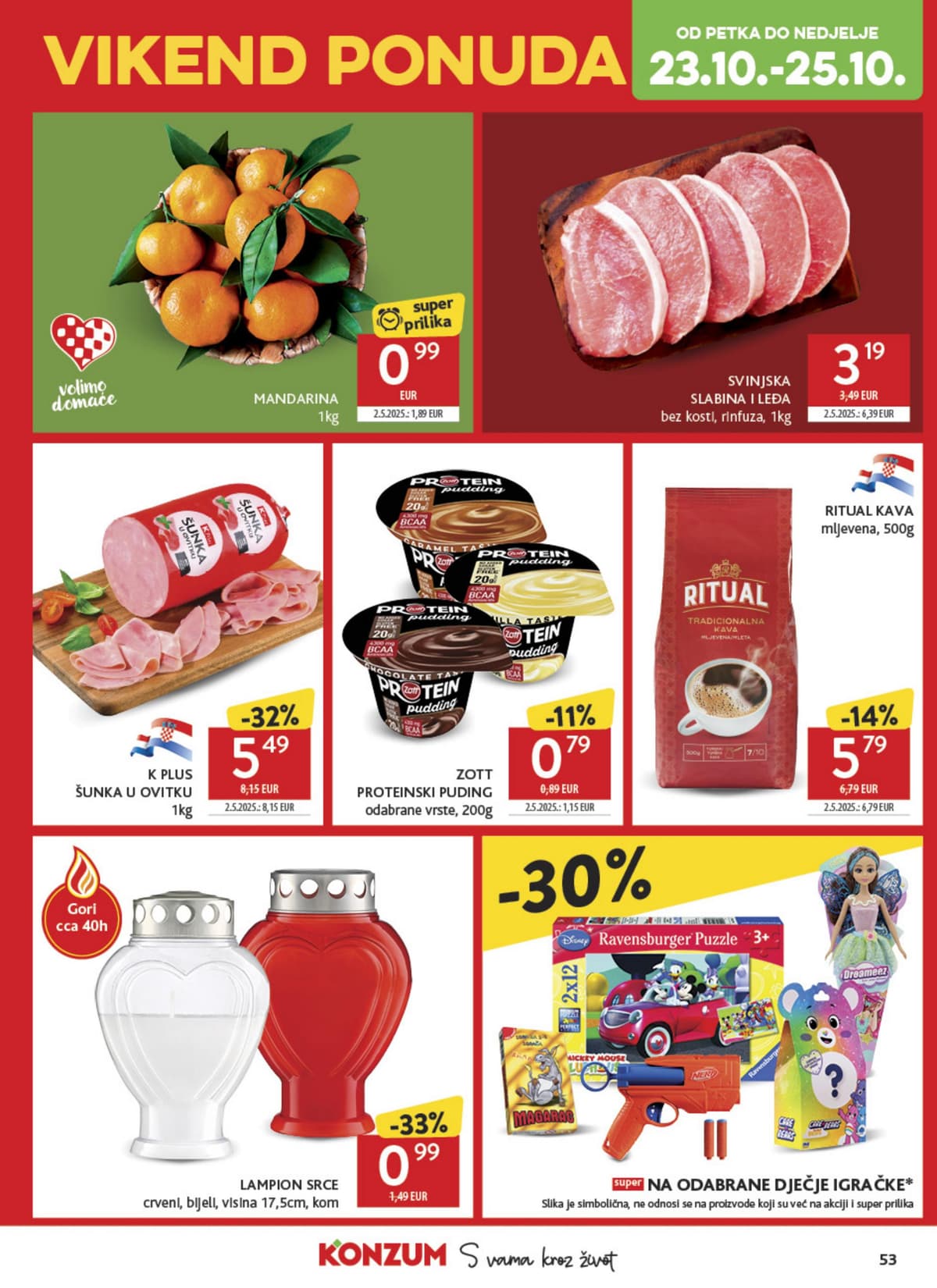 Stranica 53. Konzum kataloga - Tjedna Akcija od 17.10.2026.