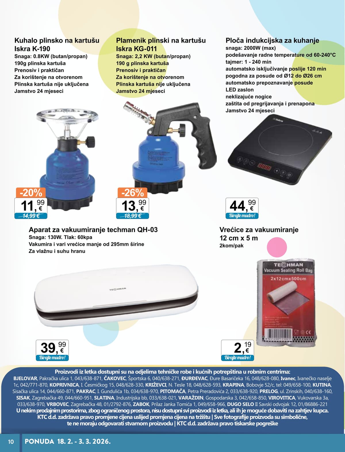 Stranica 10. KTC kataloga - Tehnika i Posuđe od 27.02.2026.