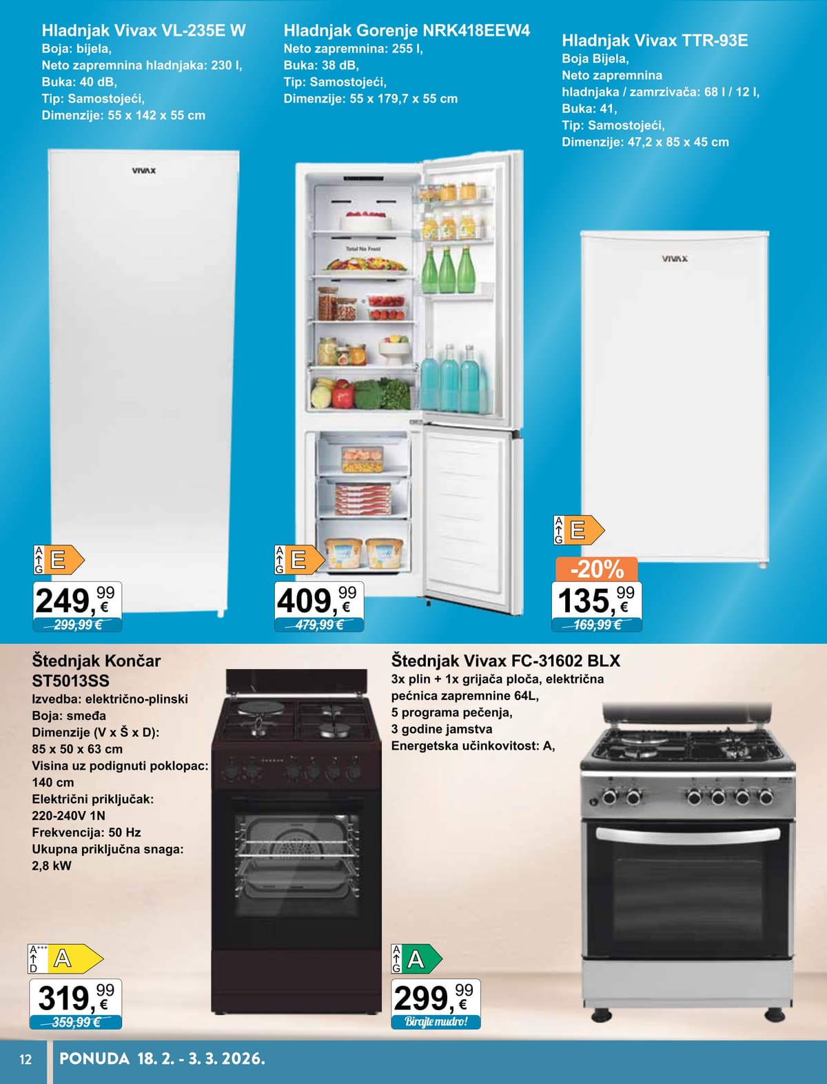 Stranica 12. KTC kataloga - Tehnika i Posuđe od 27.02.2026.