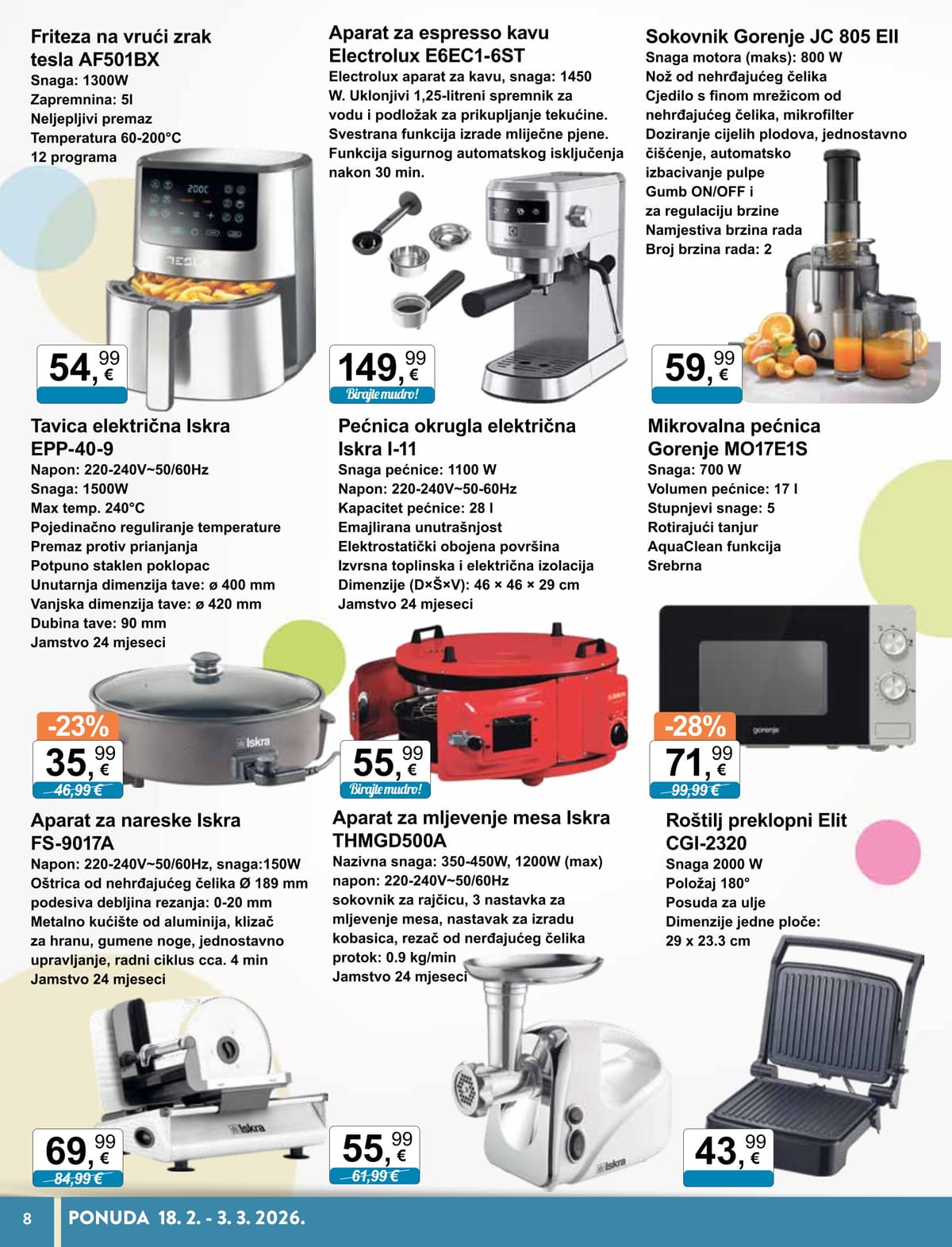 Stranica 8. KTC kataloga - Tehnika i Posuđe