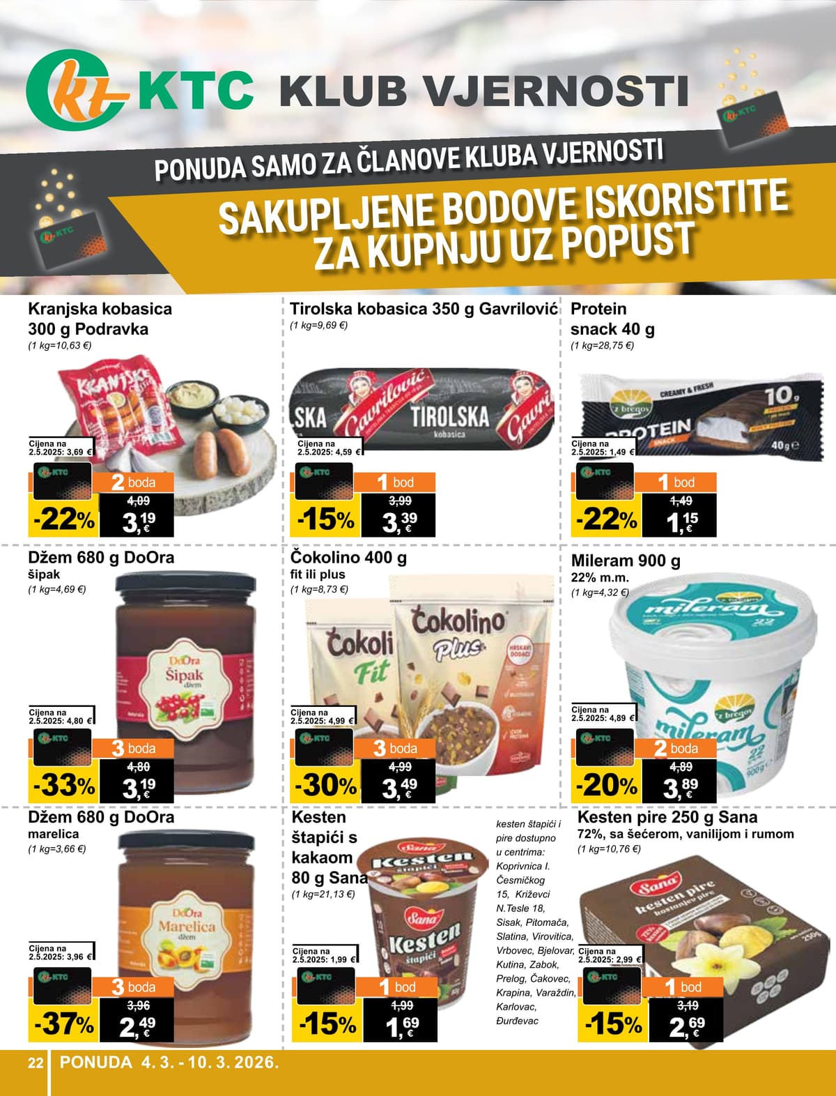 Stranica 22. KTC kataloga - Tjedna Akcija od 15.03.2026.
