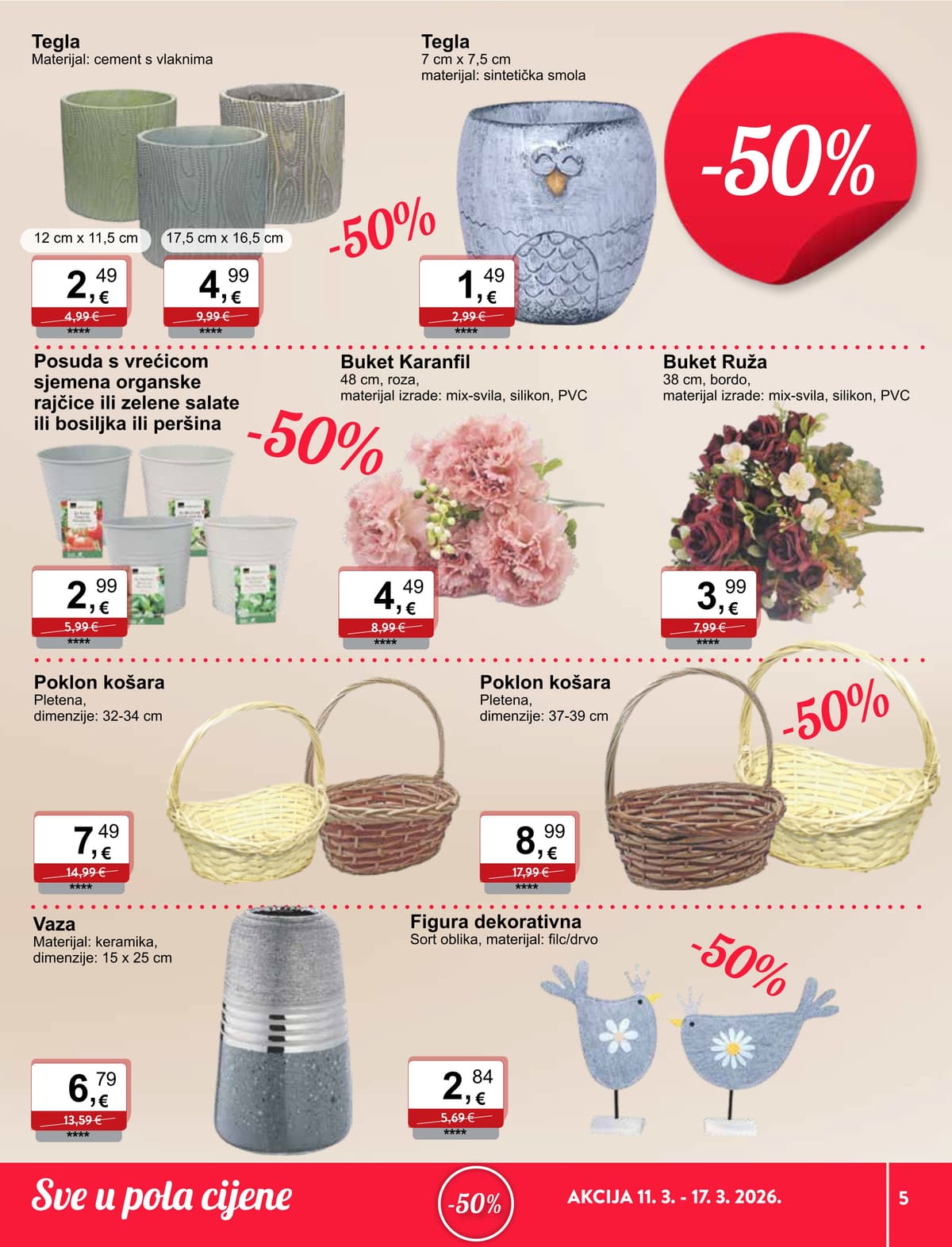 Stranica 5. KTC kataloga - Sve u Pola Cijene od 15.03.2026.