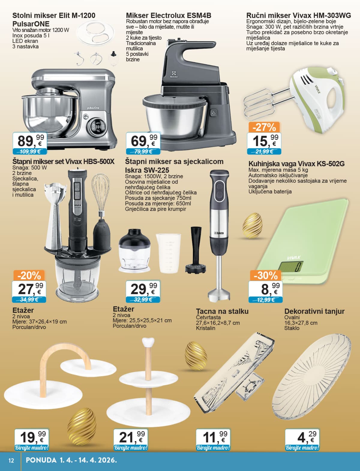 Stranica 12. KTC kataloga - Tehnika i Posuđe od 31.03.2026.