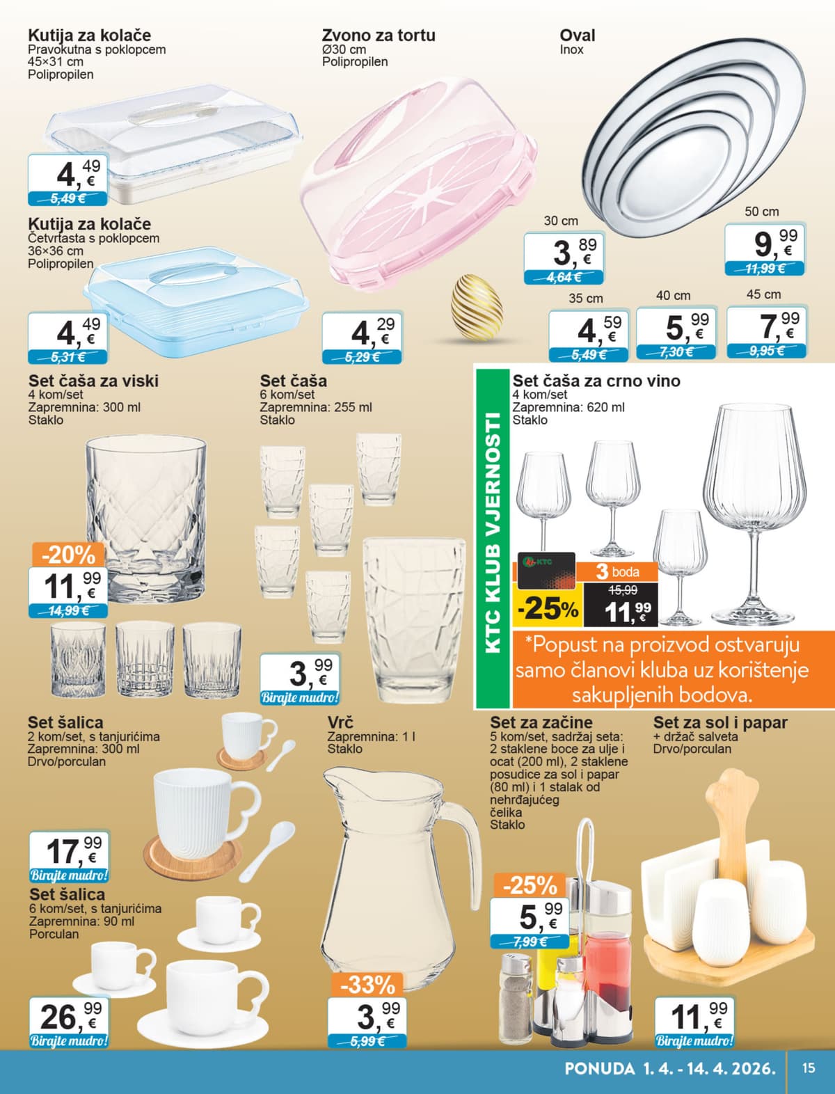 Stranica 15. KTC kataloga - Tehnika i Posuđe od 31.03.2026.