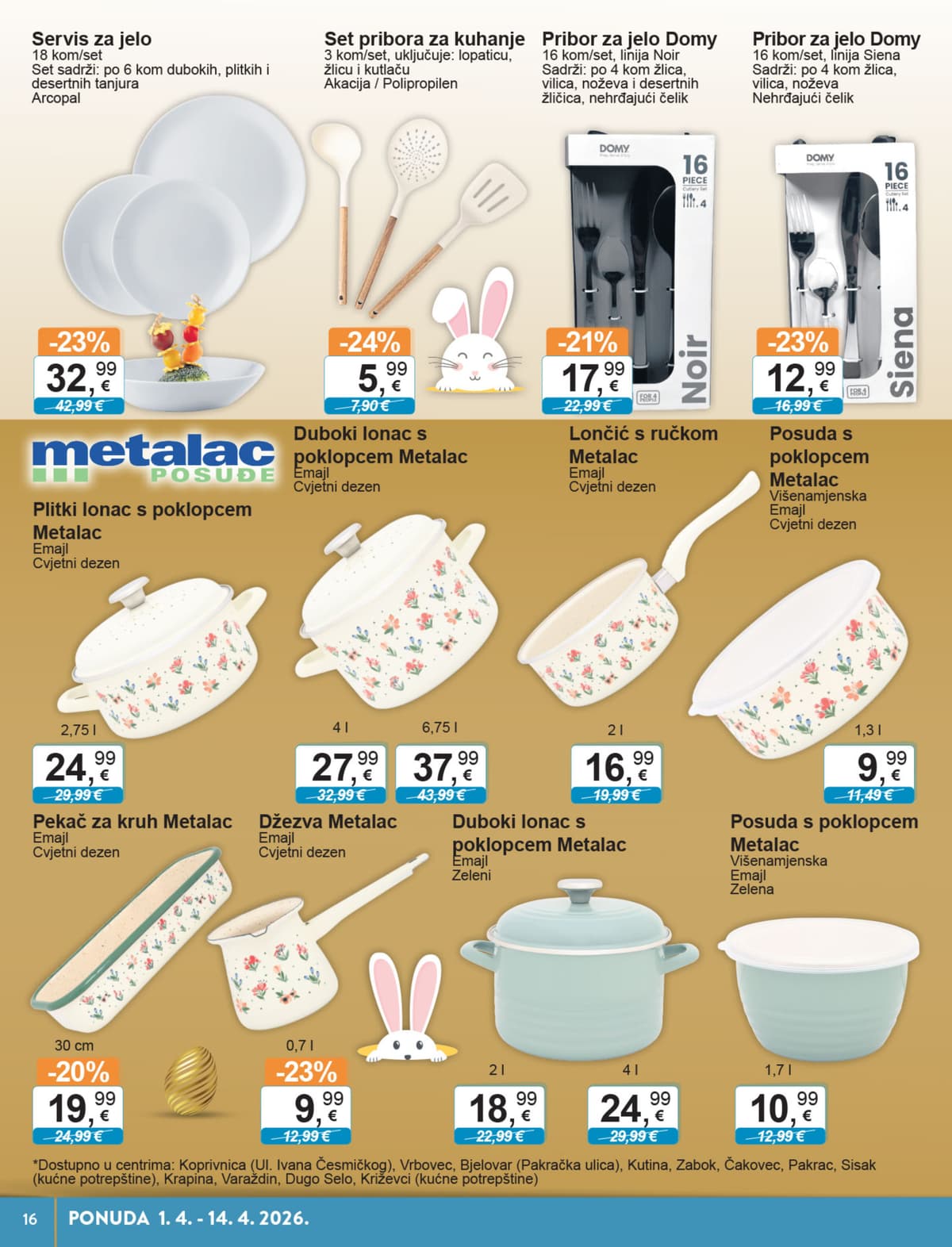 Stranica 16. KTC kataloga - Tehnika i Posuđe